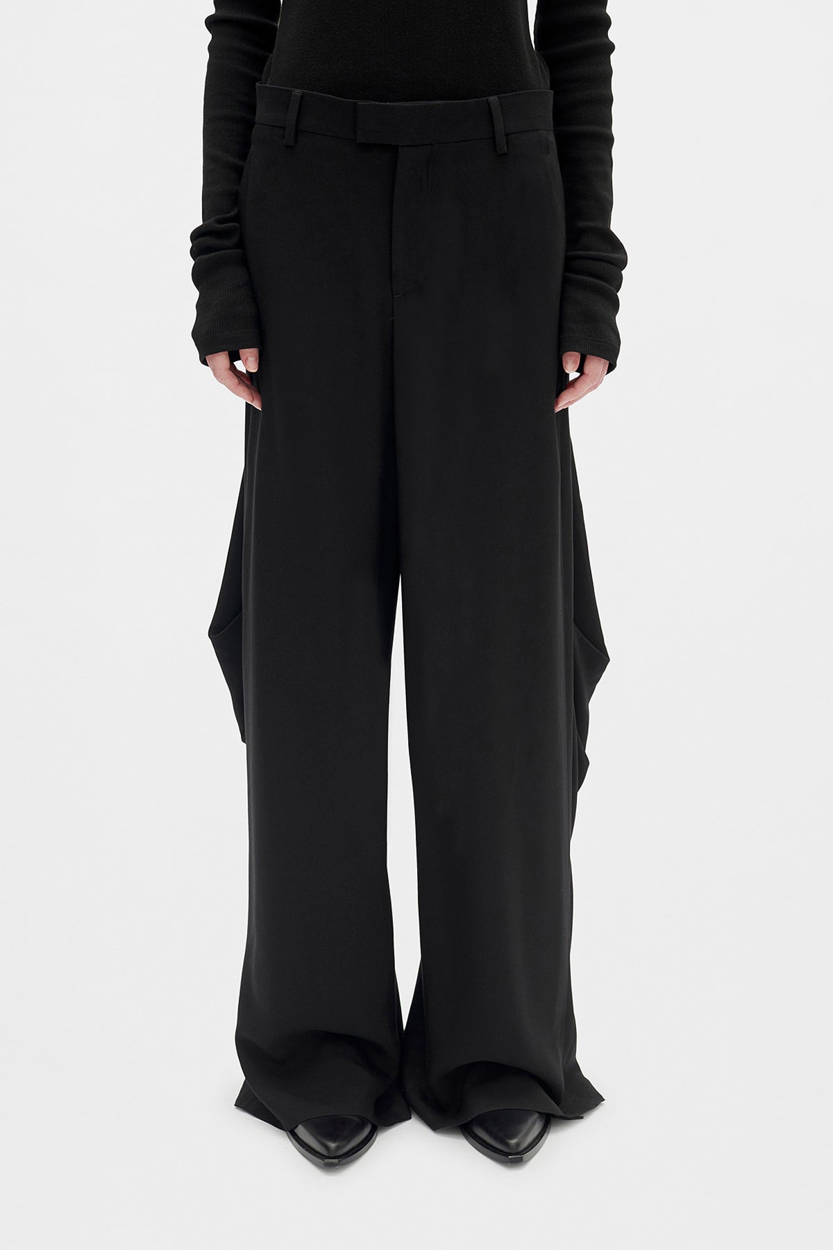 Odeta Draped Comfort Trousers
