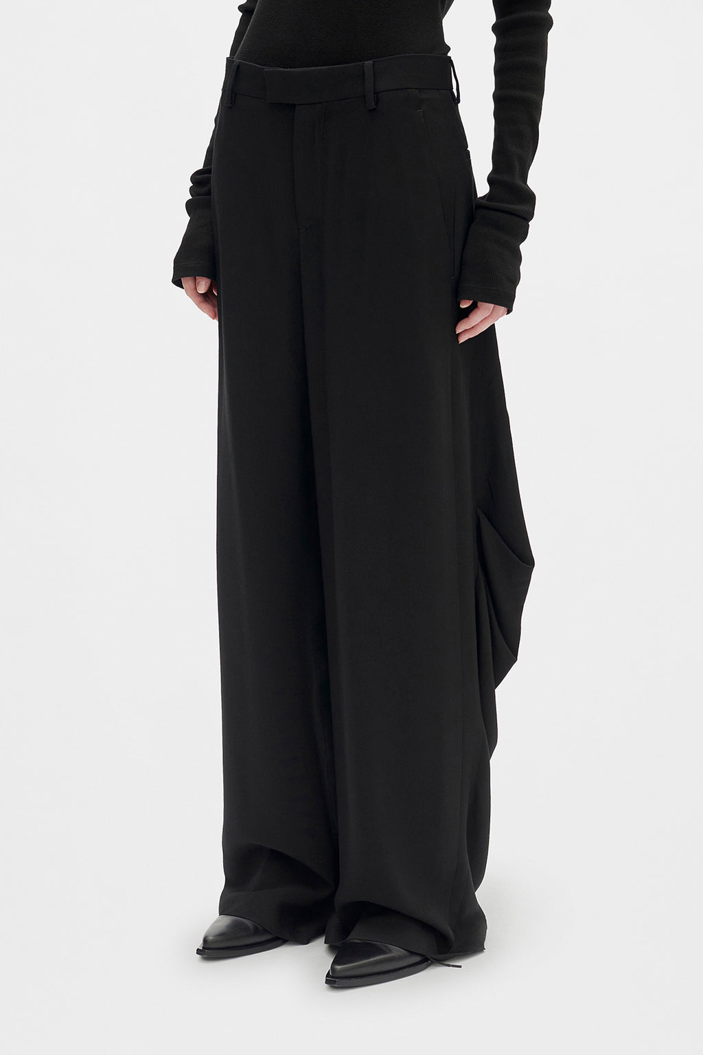Odeta Draped Comfort Trousers