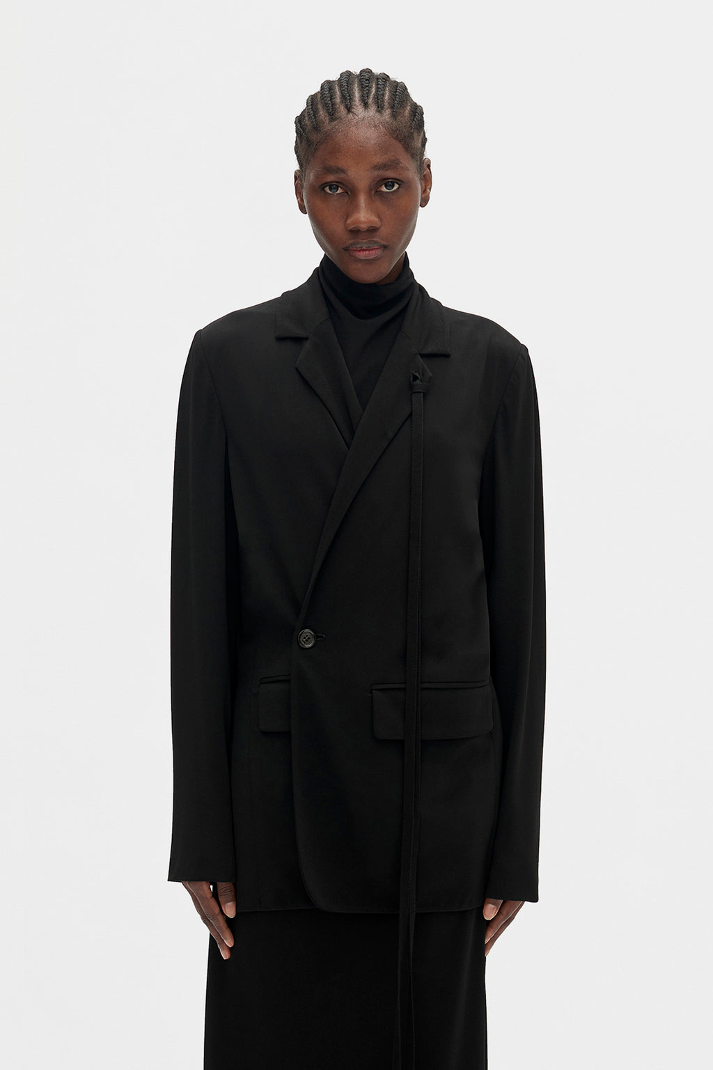 Olena Wrap Deconstructed Blazer