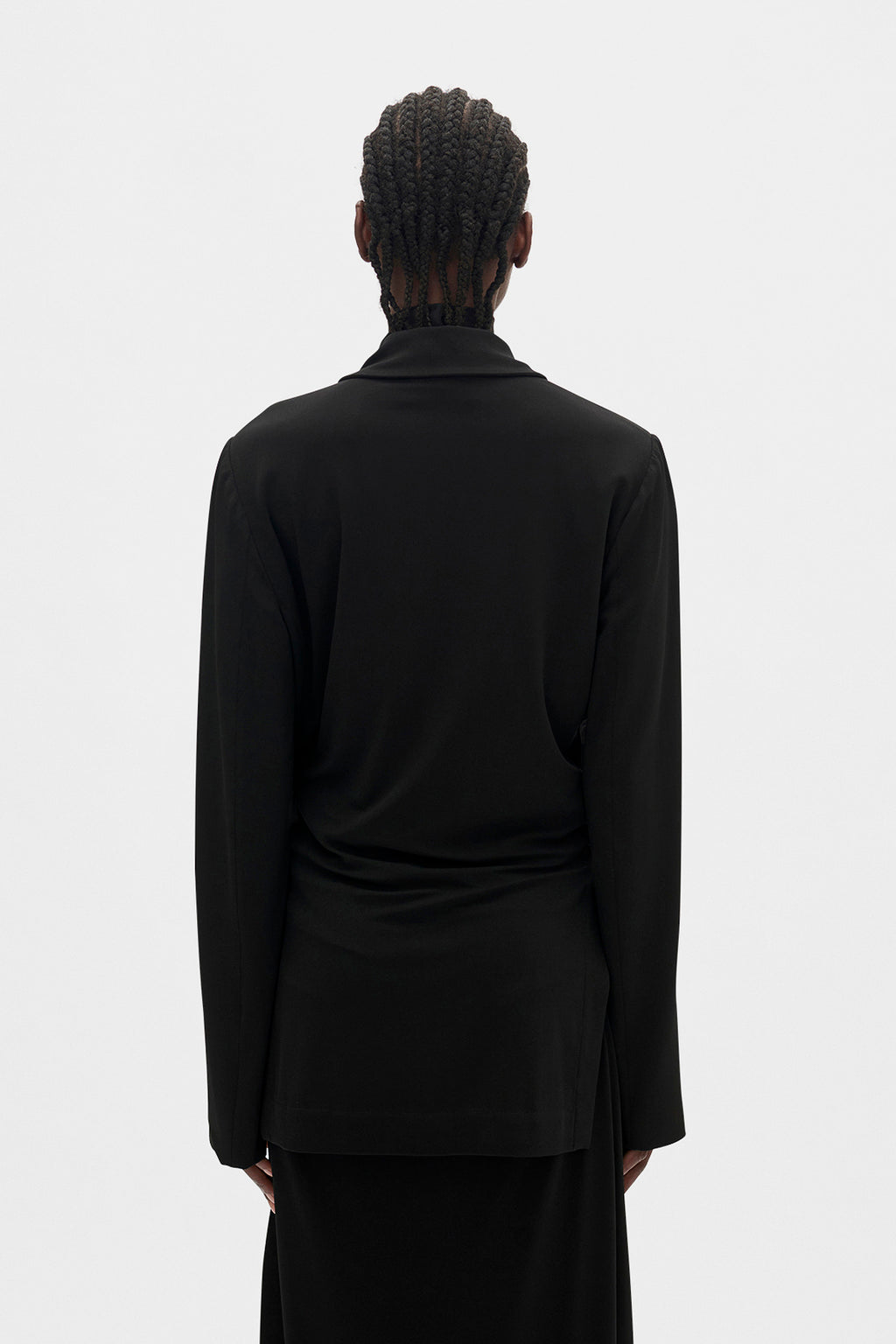 Olena Wrap Deconstructed Blazer