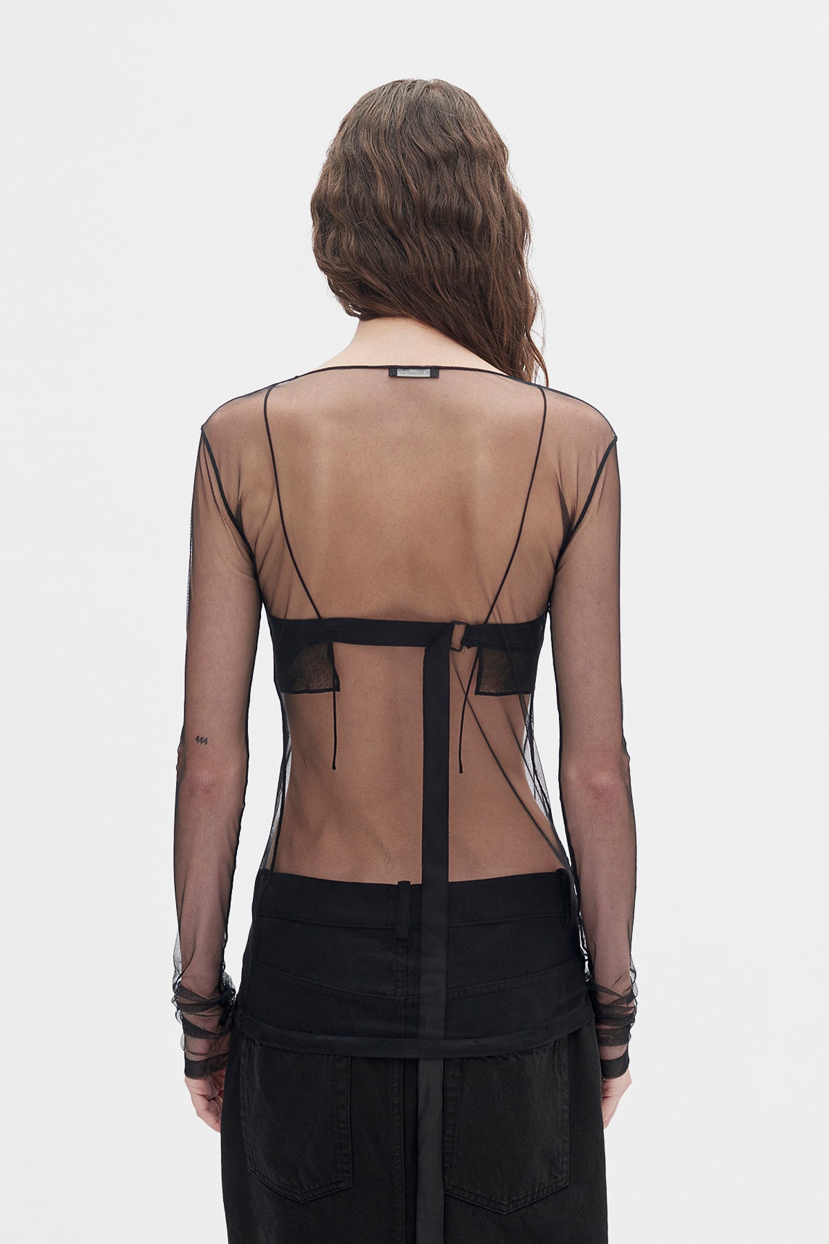 ANN DEMEULEMEESTER シースルートップス Fiene ''Angel Divine'' Long Sleeve T-Shirt – Ann Demeulemeester