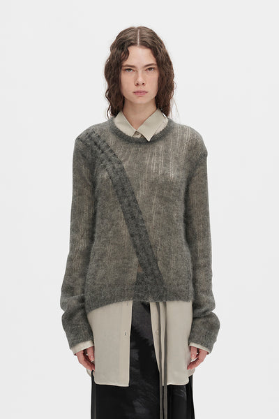 ANN DEMEULEMEESTER ニット Zinaida Drawstring Sweater – Ann Demeulemeester