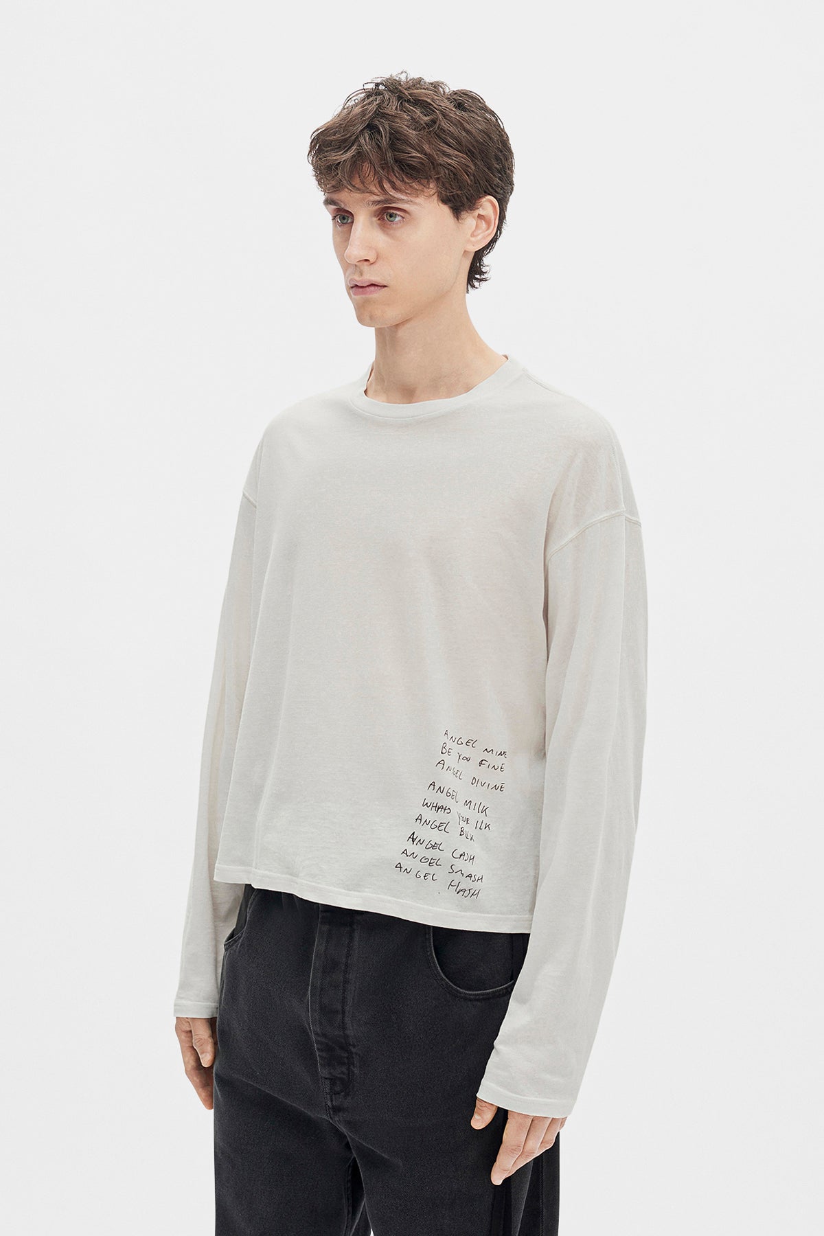 Emil ''Bike'' Print Long Sleeve T-Shirt – Ann Demeulemeester
