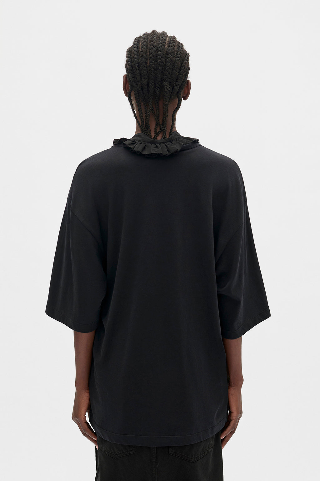 Agapi Printed High Comfort T-Shirt with Detachable Collar