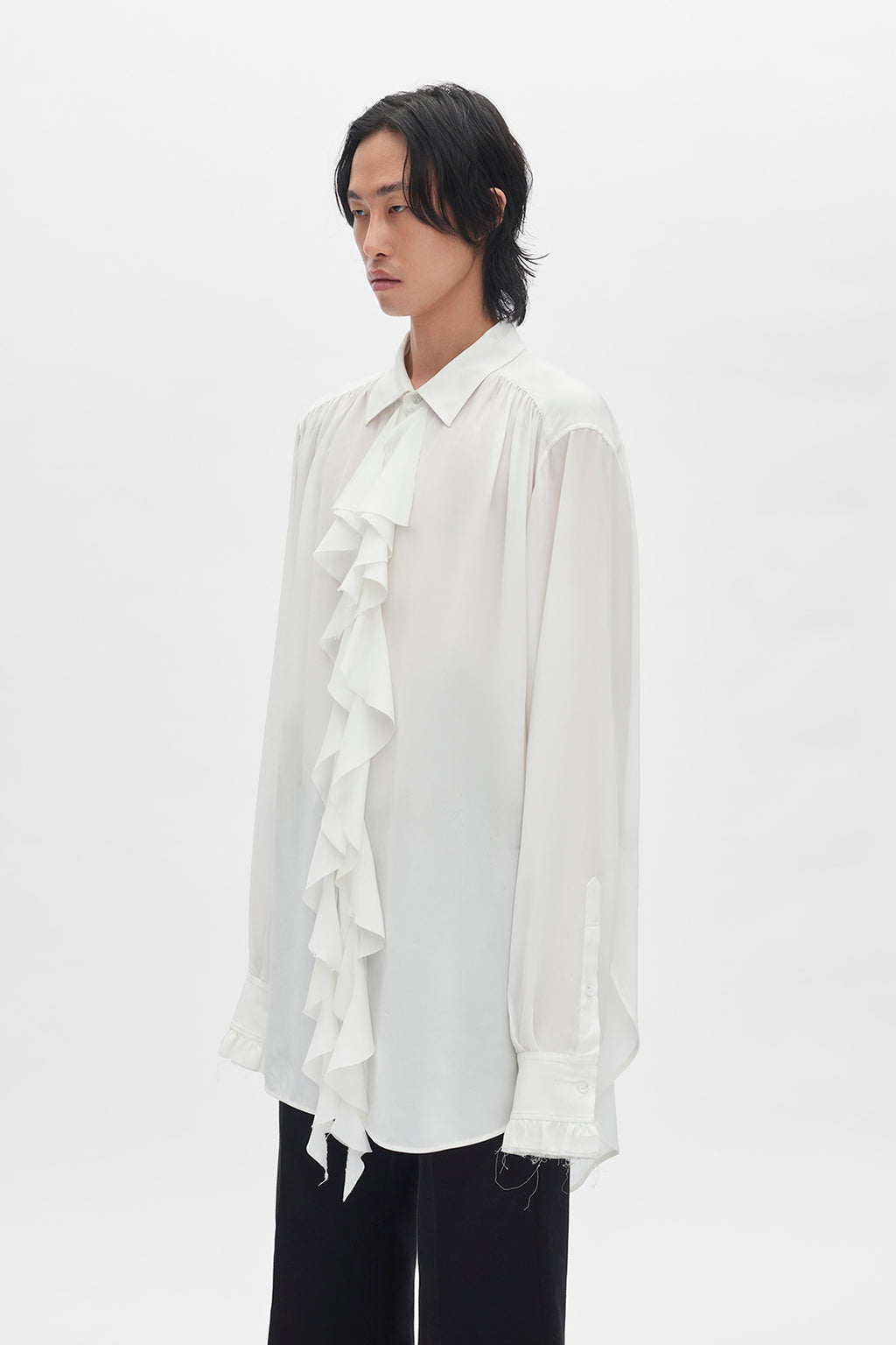 Teunis High Comfort Ruffle Shirt