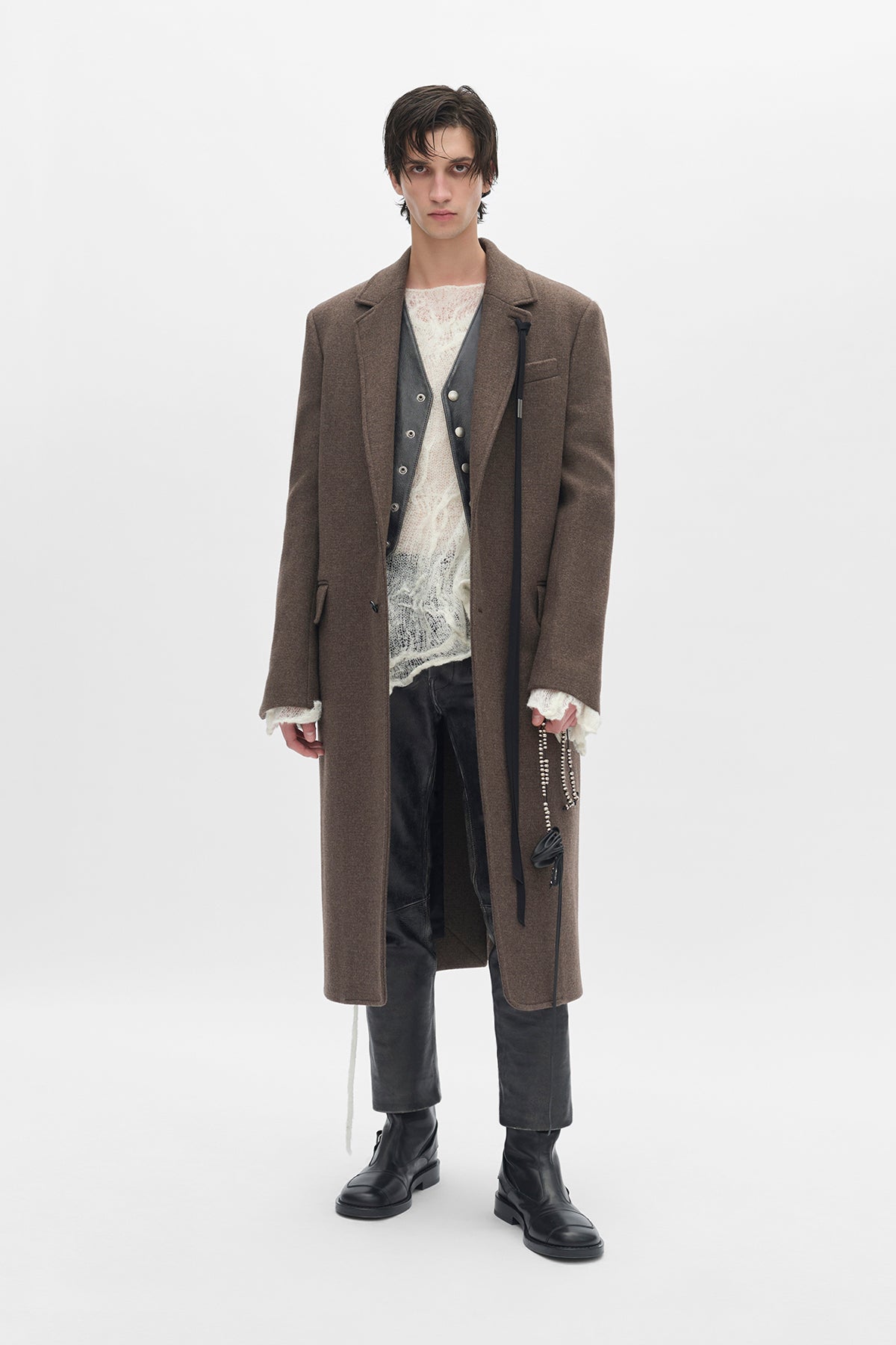 Ann demeulemeester 08AW 本人期 1B チェスター コート Ann demeulemeester 08AW 本人期 1B チェスター コート - メルカリ