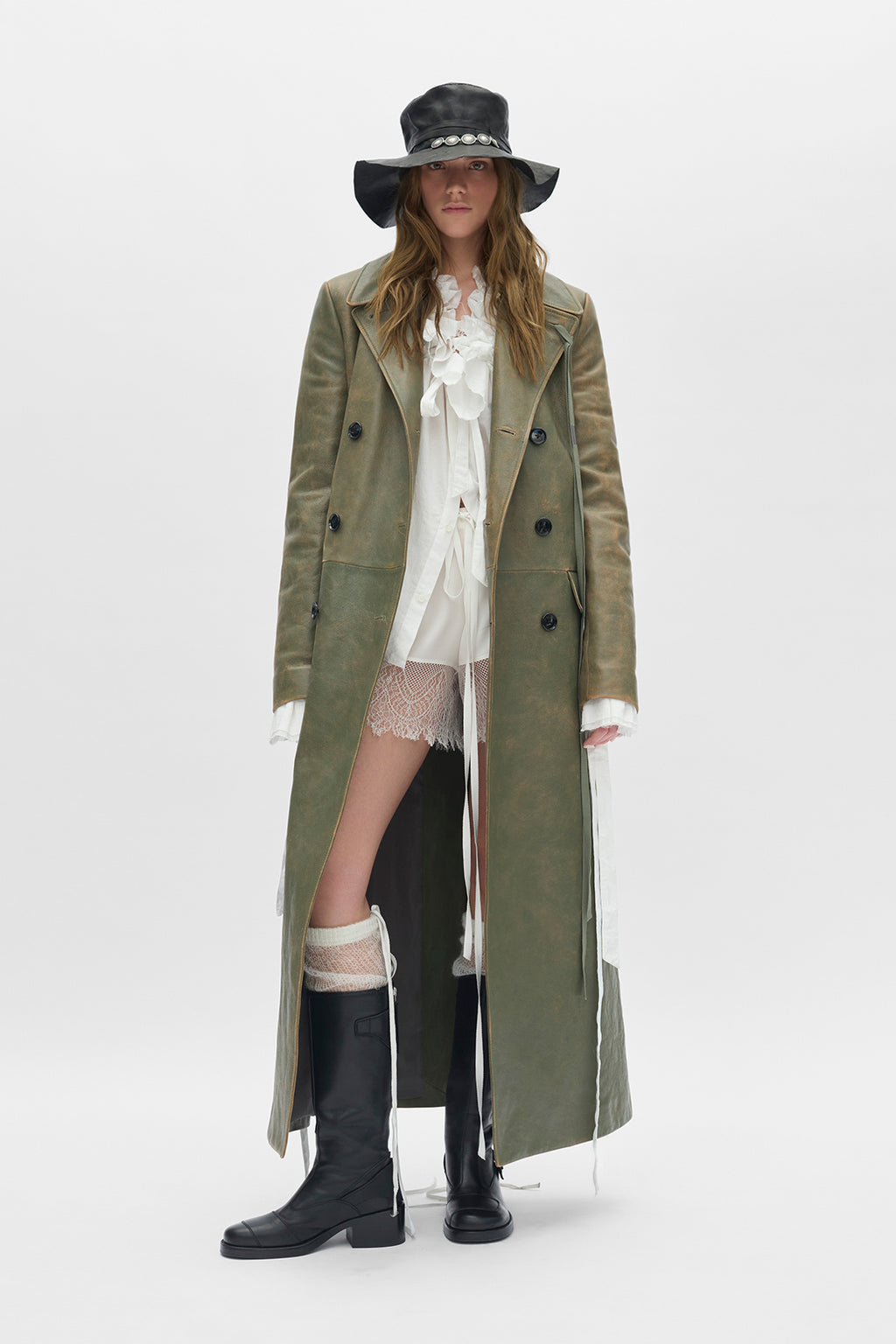 Manteau Agniet à double boutonnage 