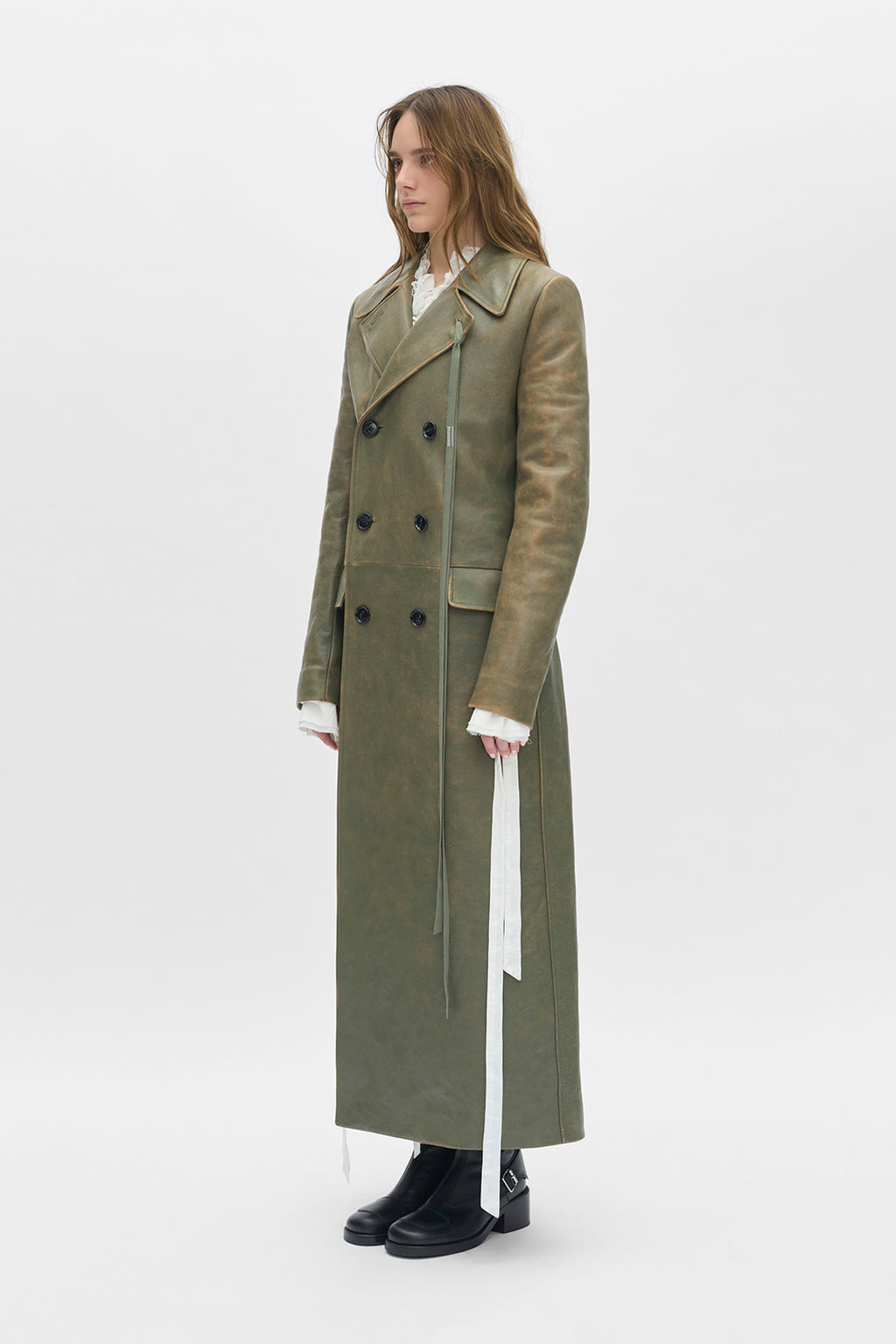 Manteau Agniet à double boutonnage 