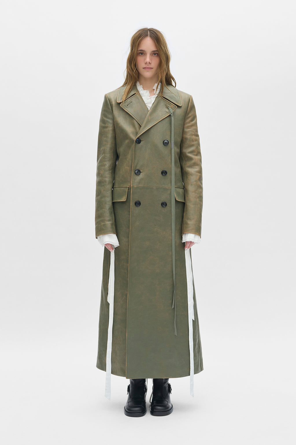 Manteau Agniet à double boutonnage 