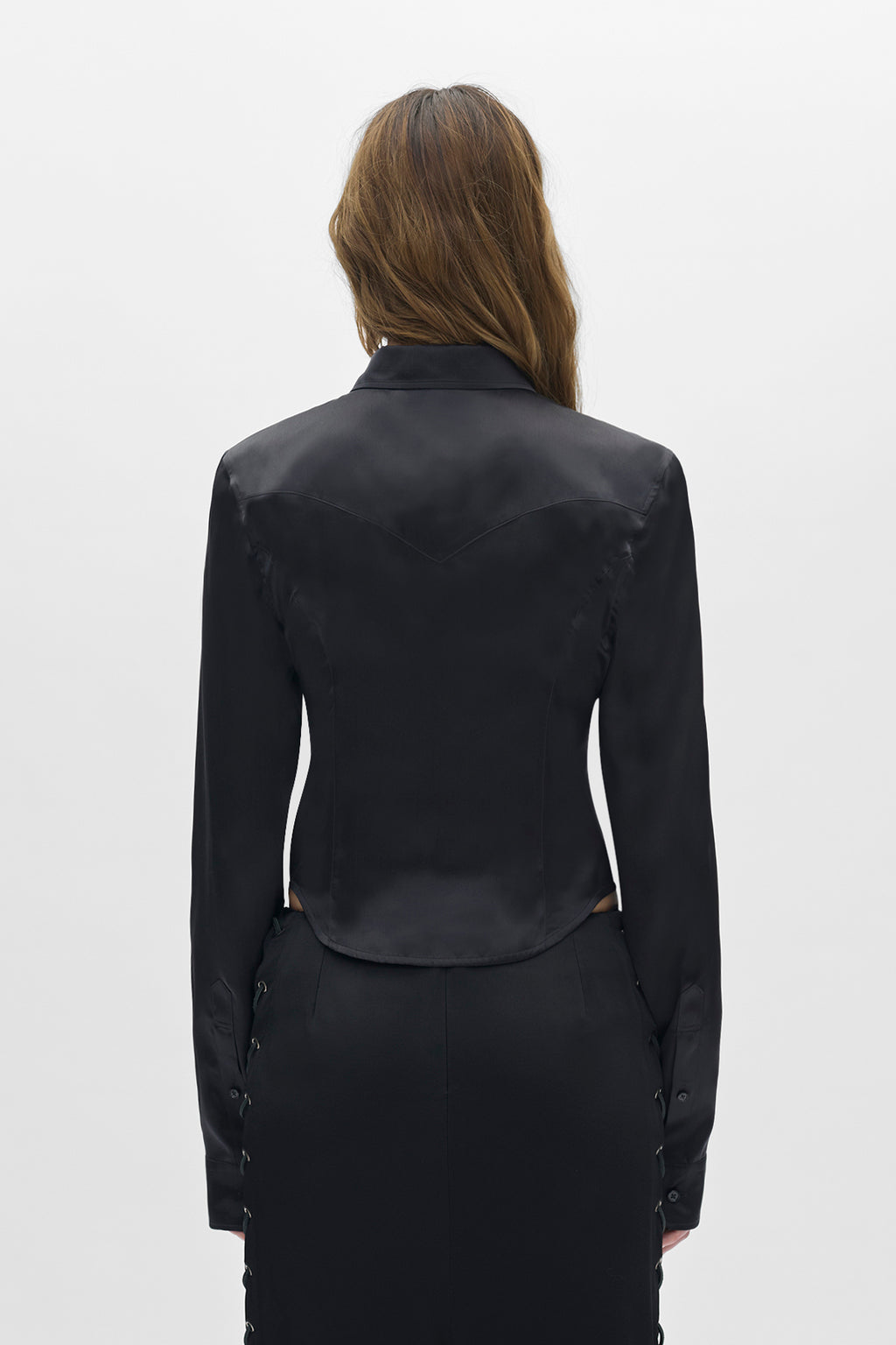 Drika Fitted Shirt with Western Cut