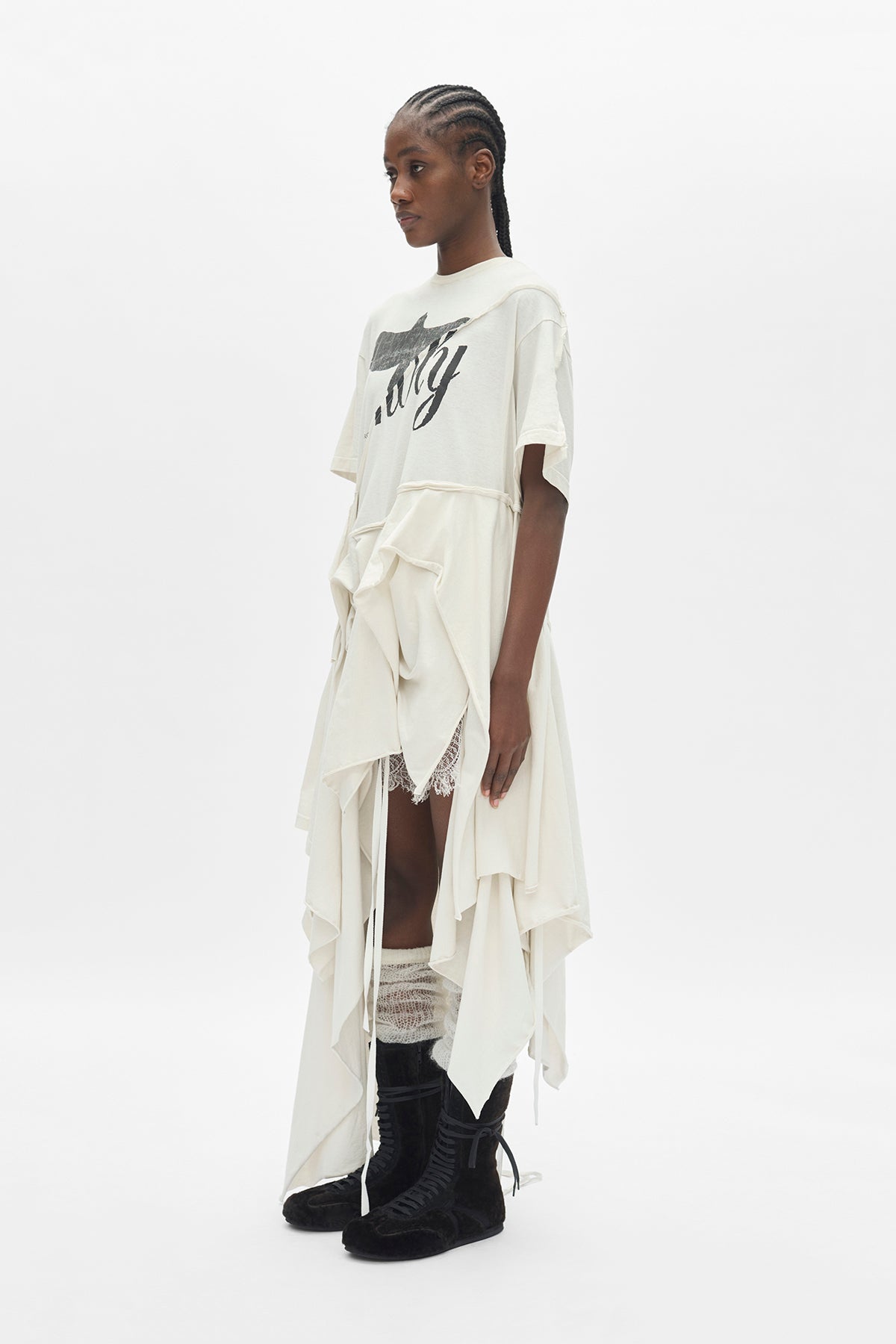 Guusta Long Deconstructed Dress – Ann Demeulemeester