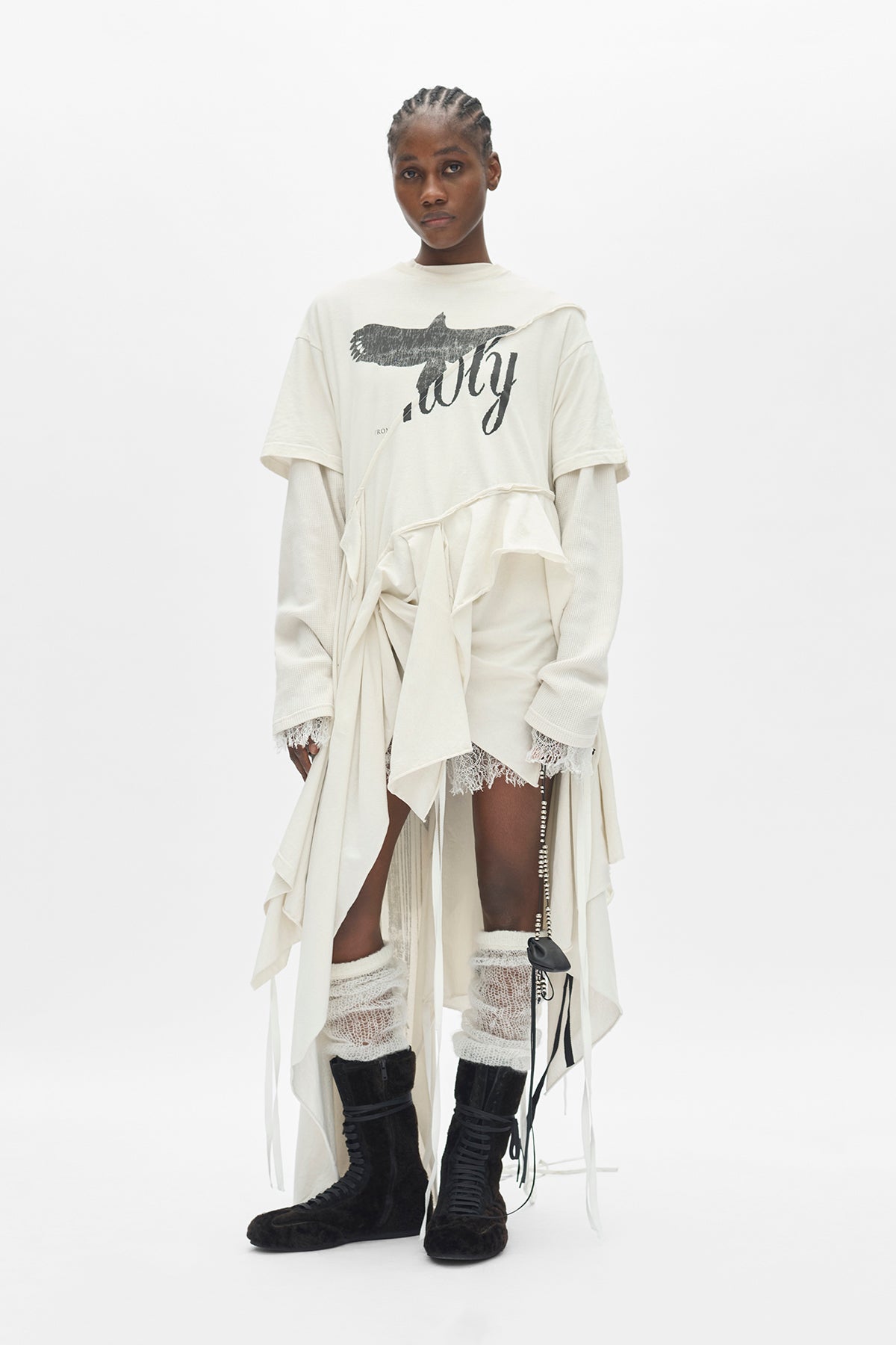 Guusta Long Deconstructed Dress