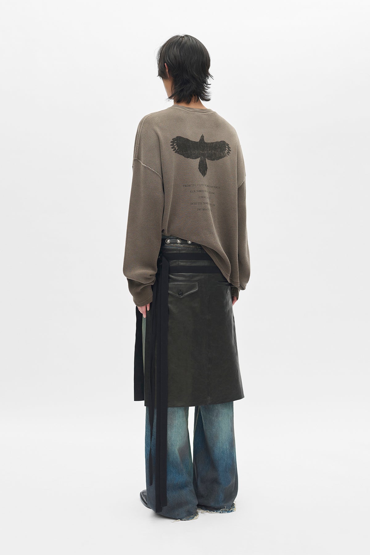 Emil ''Eternal Eagle'' Long Sleeve T-Shirt – Ann Demeulemeester
