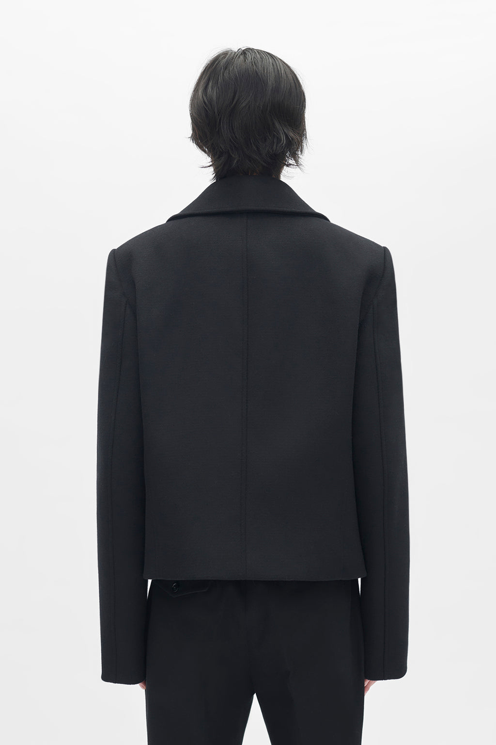 Desideer Fitted Double-Breasted Caban