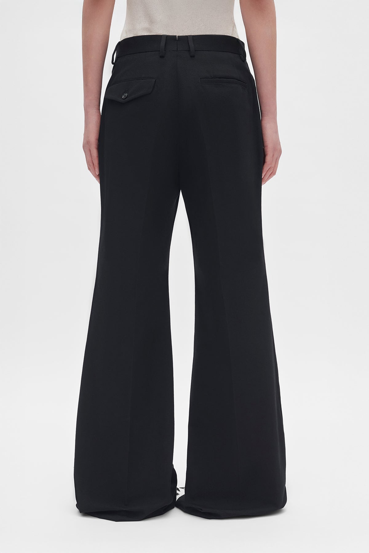 Leek Relaxed Bootcut Trousers – Ann Demeulemeester