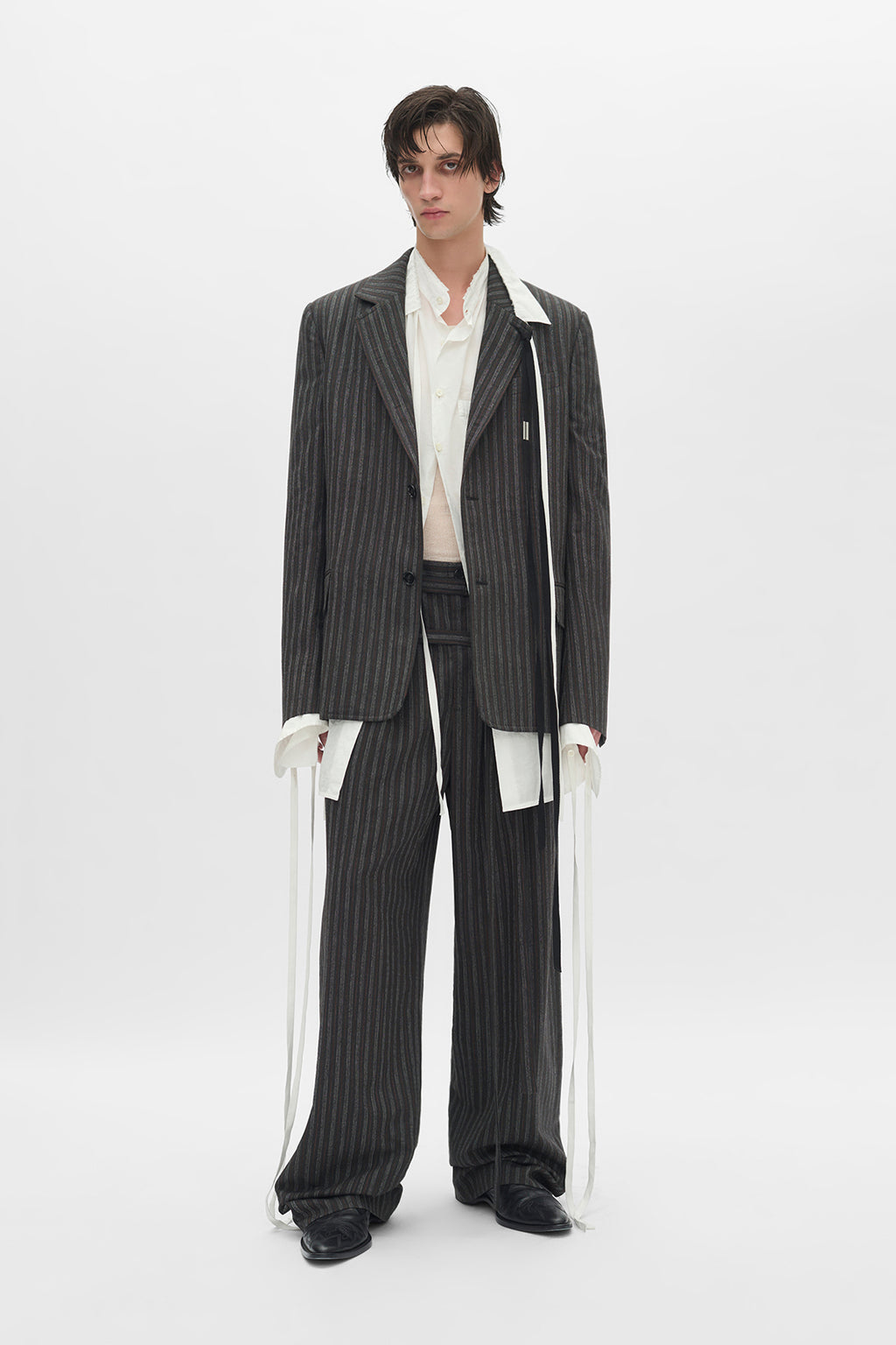 Woubrecht High Comfort Double Belted Trousers