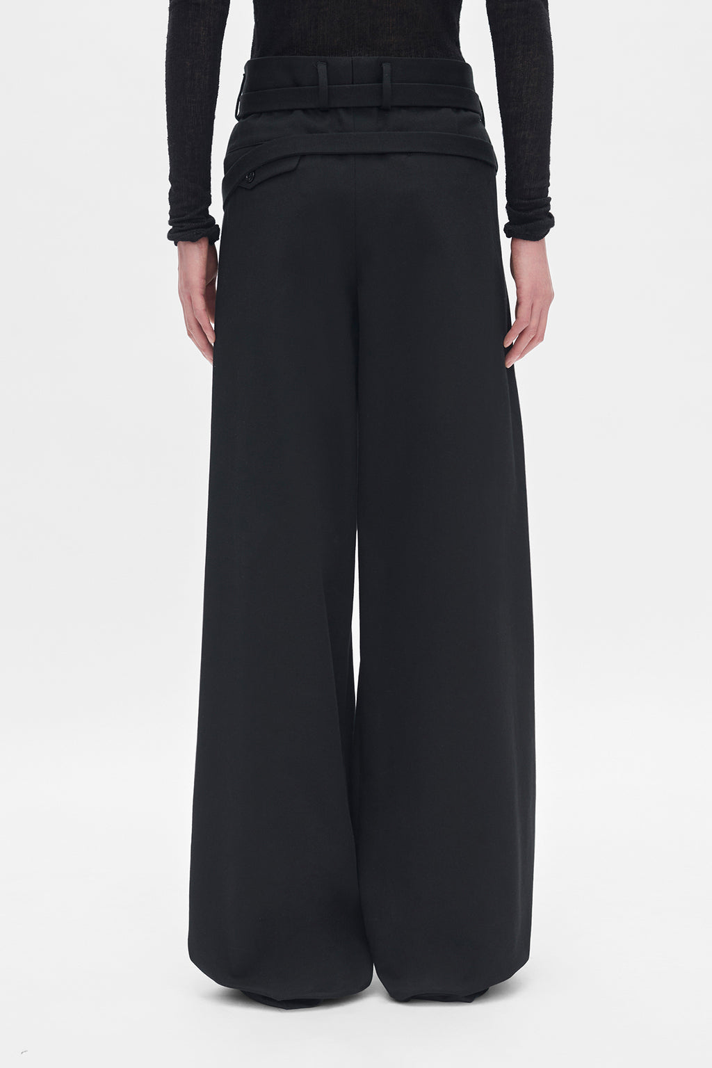 Woubrecht High Comfort Double Belted Trouser