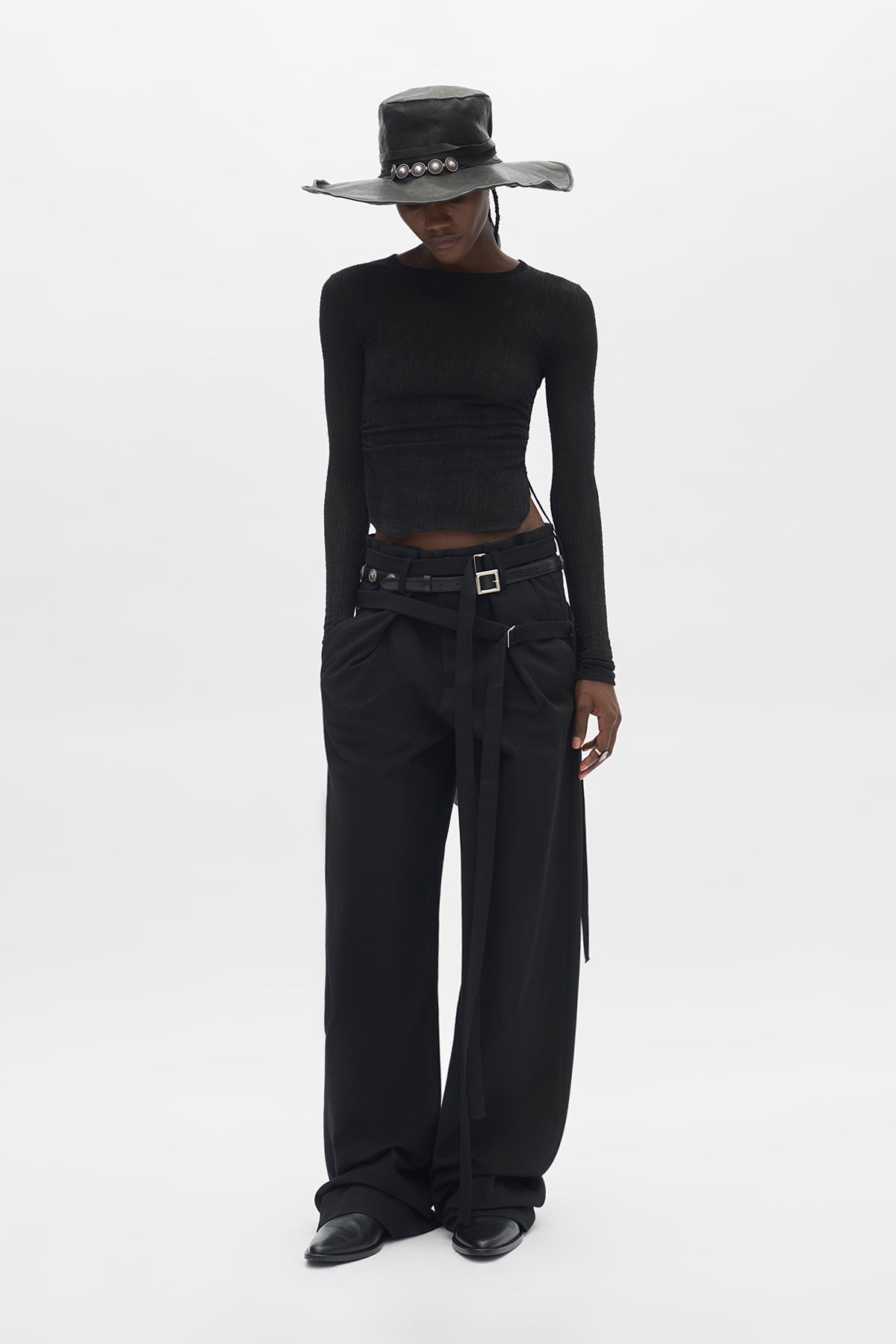 Jilleke High Comfort Double Belted Trousers – Ann Demeulemeester