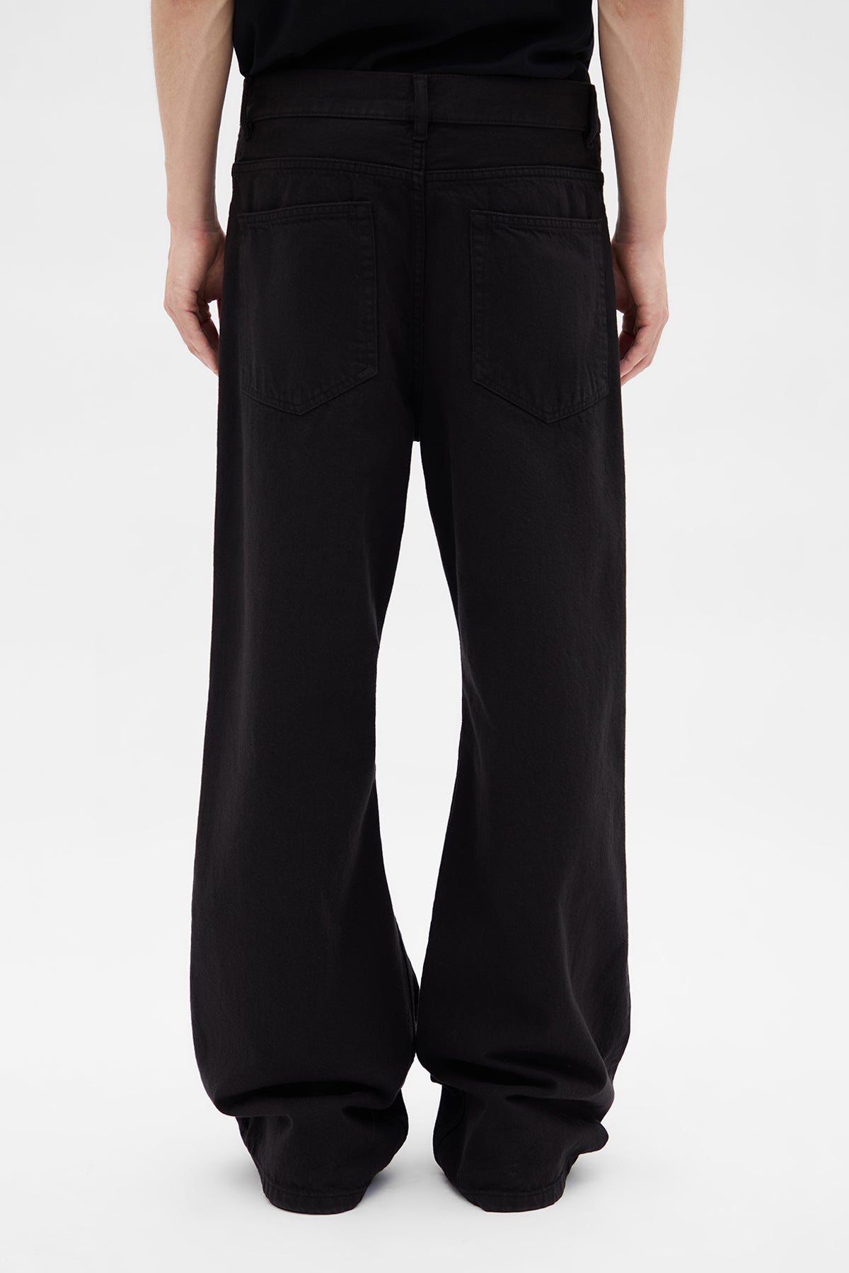 Modest 5 Pockets Relaxed Flared Trousers