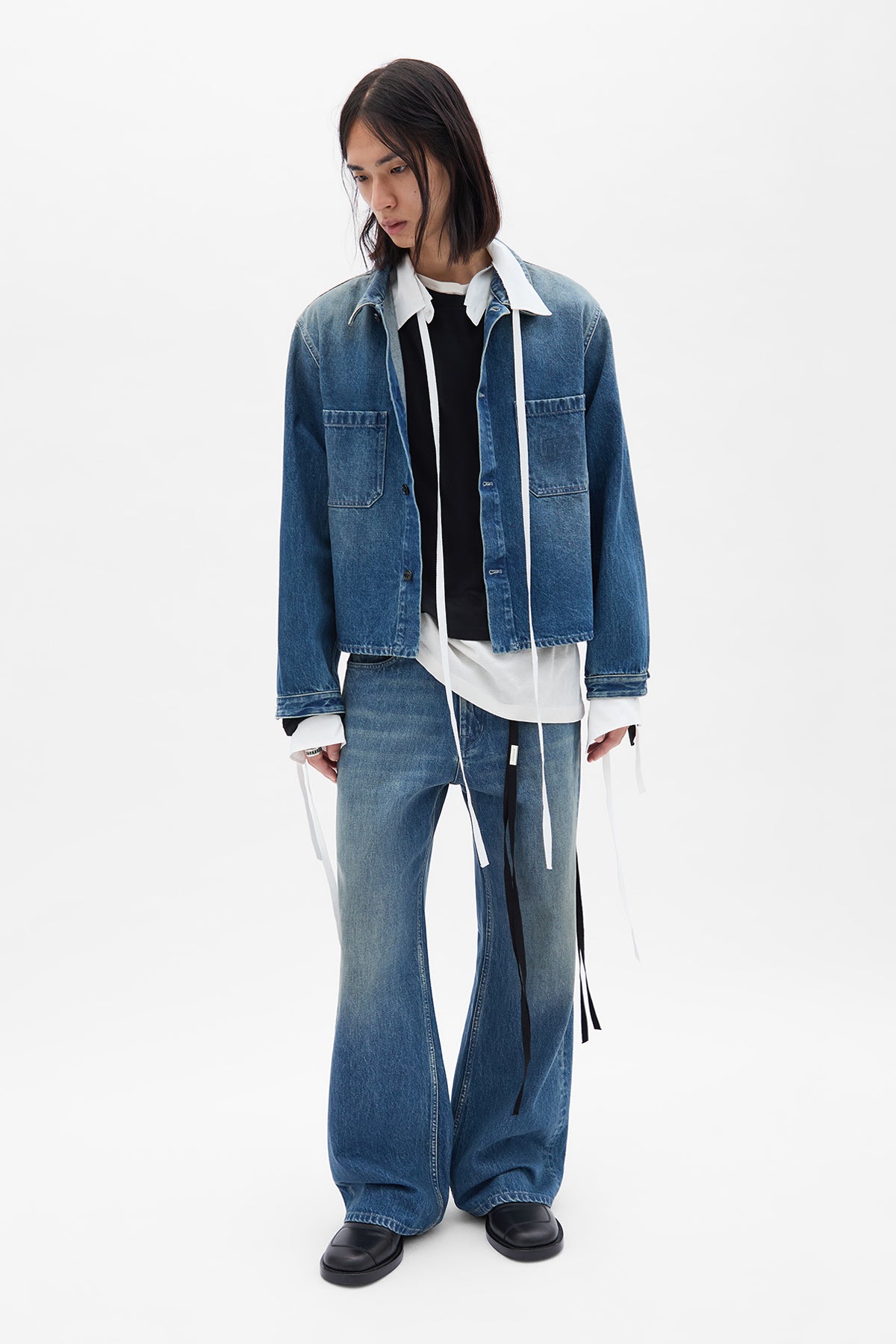 Modest Relaxed Flared Trousers