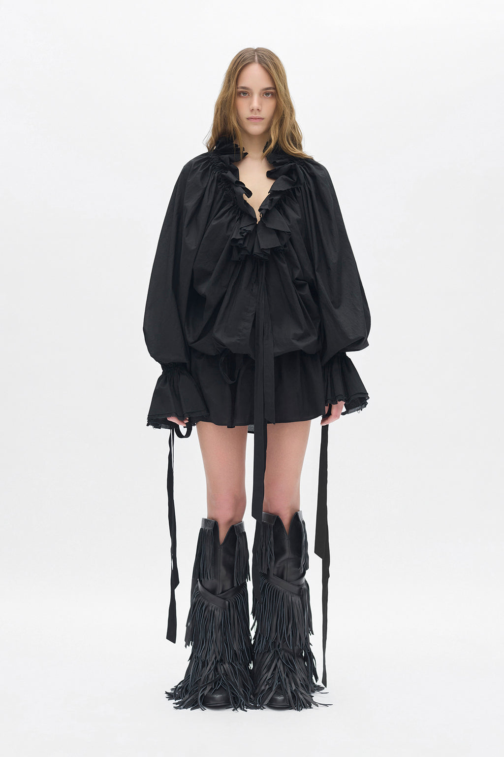 Bregje Ruffled Mini Dress