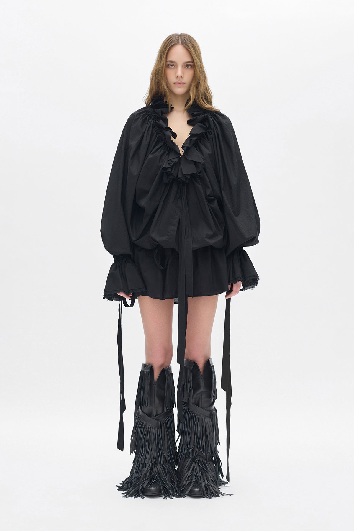 Bregje Ruffled Mini Dress