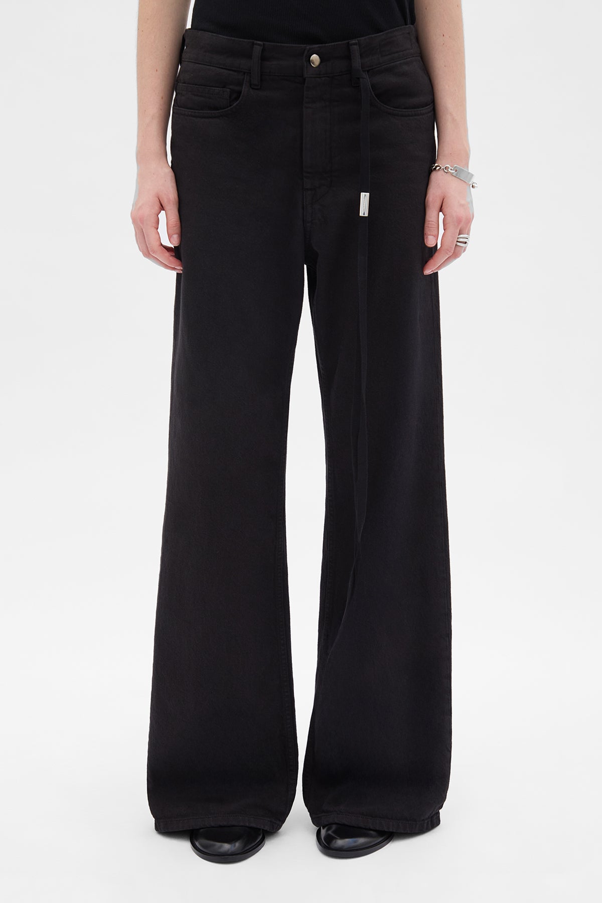 Genoveva 5 Pockets Relaxed Flared Trousers – Ann Demeulemeester