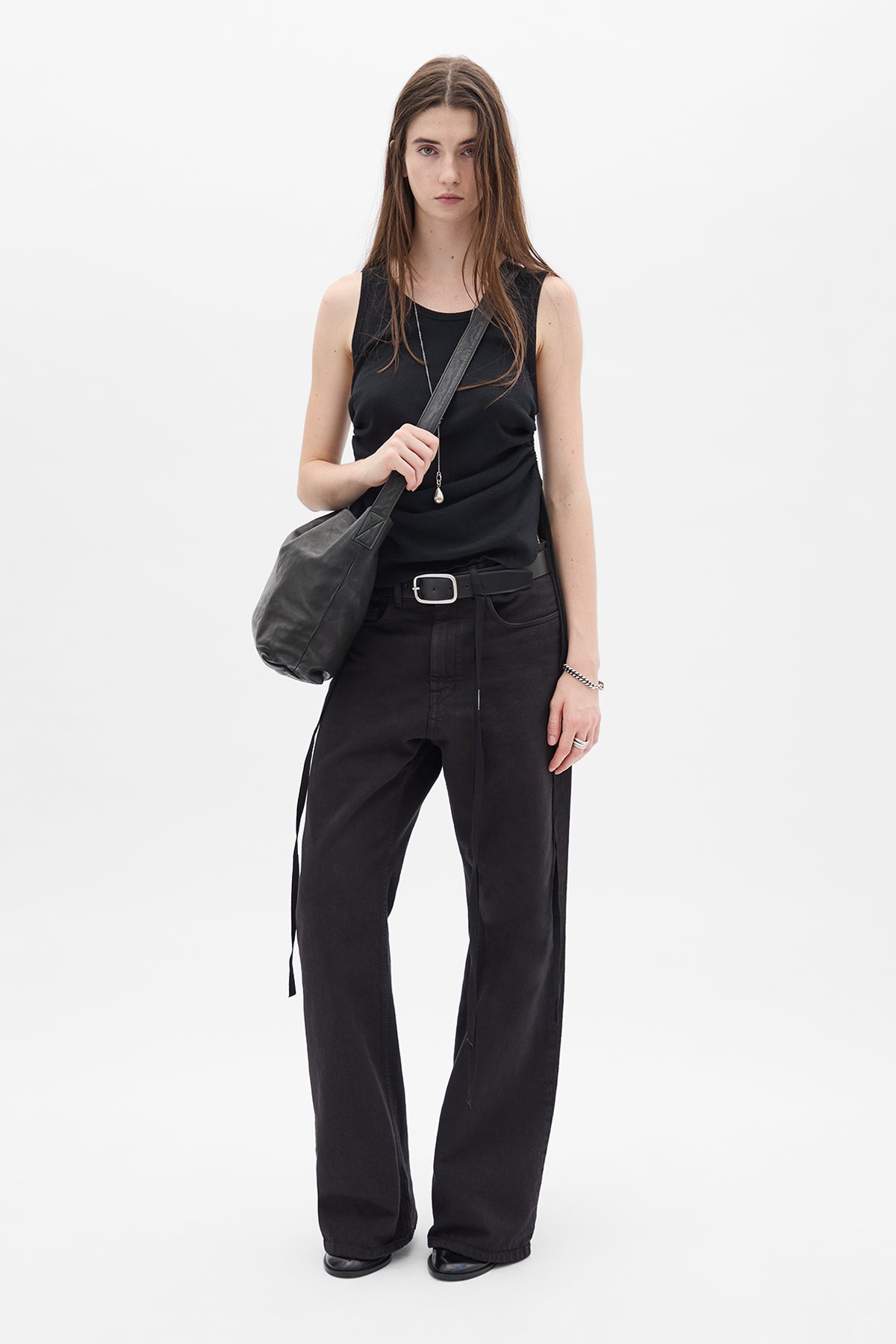 Genoveva 5 Pockets Relaxed Flared Trousers