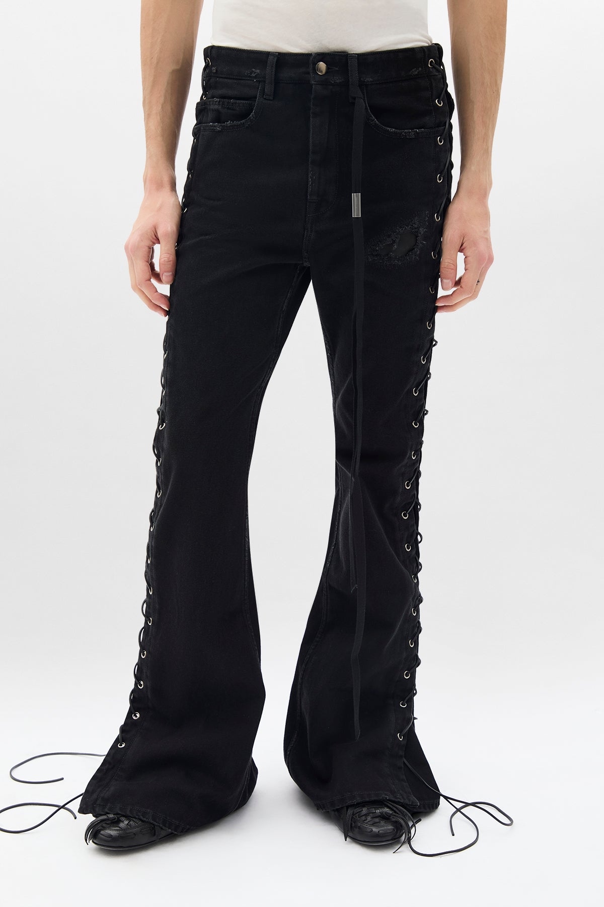 Tarik 5 Pockets Slim Fit Bootcut Trousers