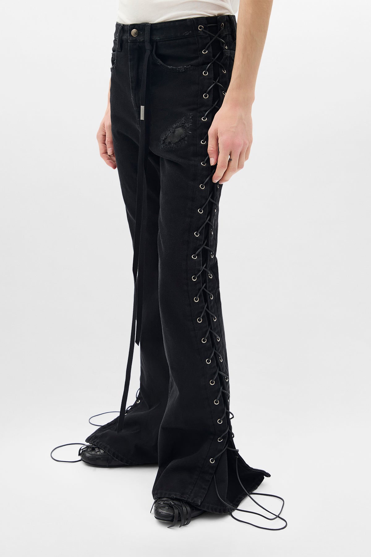 Tarik 5 Pockets Slim Fit Bootcut Trousers