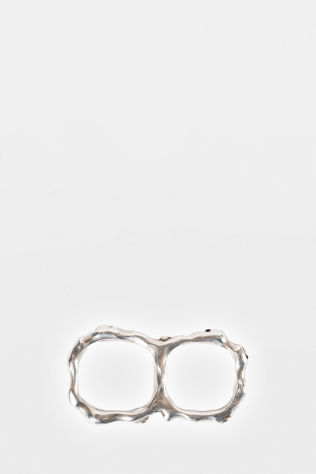 Lenja Futuristic Fine Thorn Double Ring