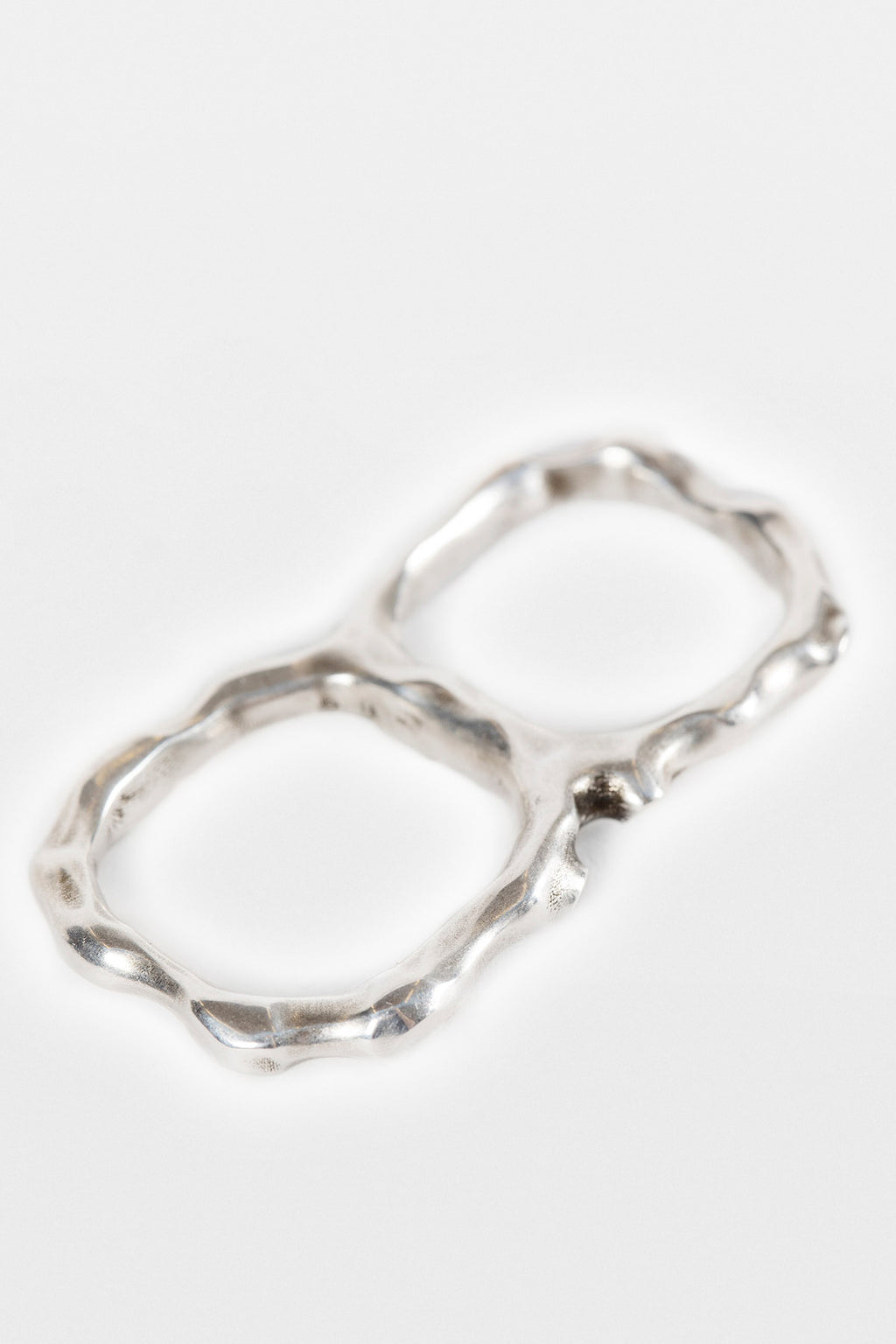 Lenja Futuristic Fine Thorn Double Ring