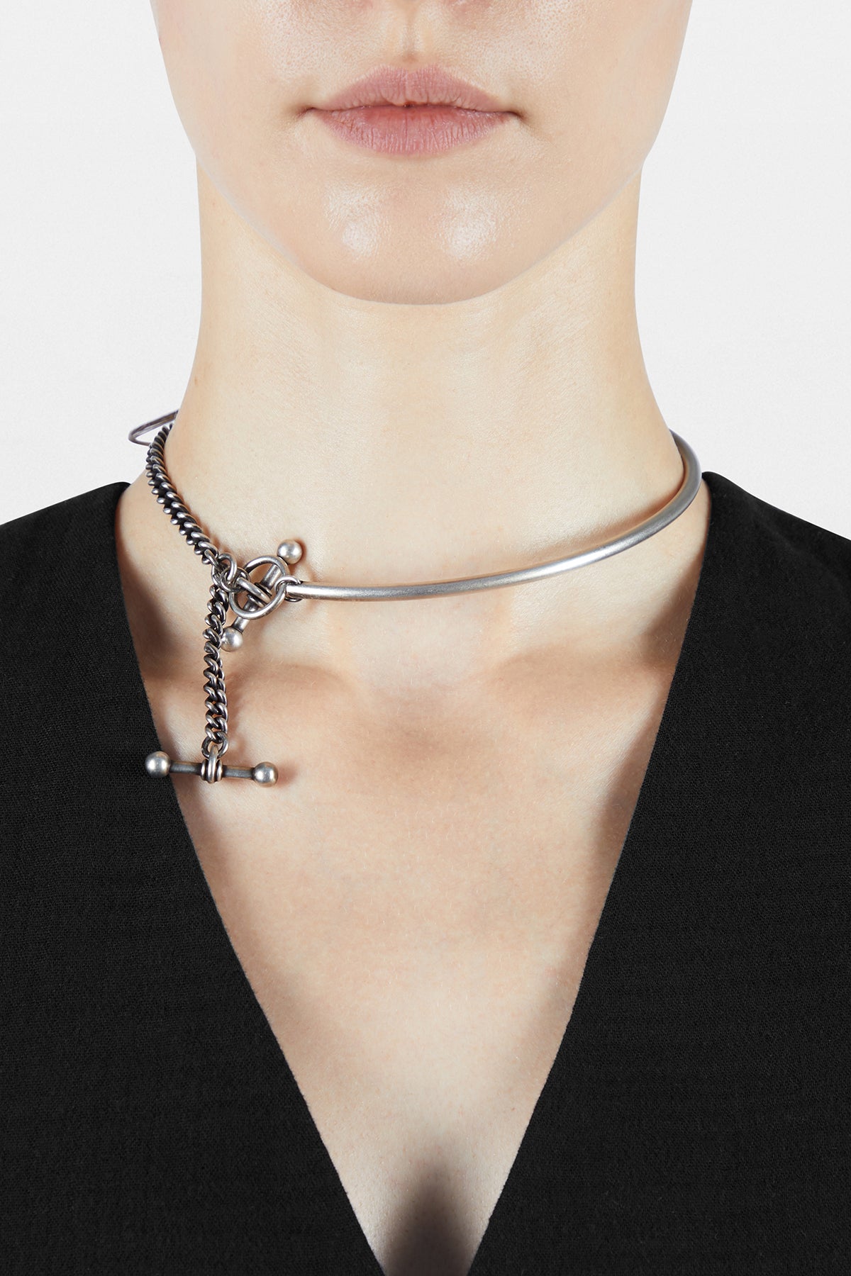 Cally Slim Necklace with Chain