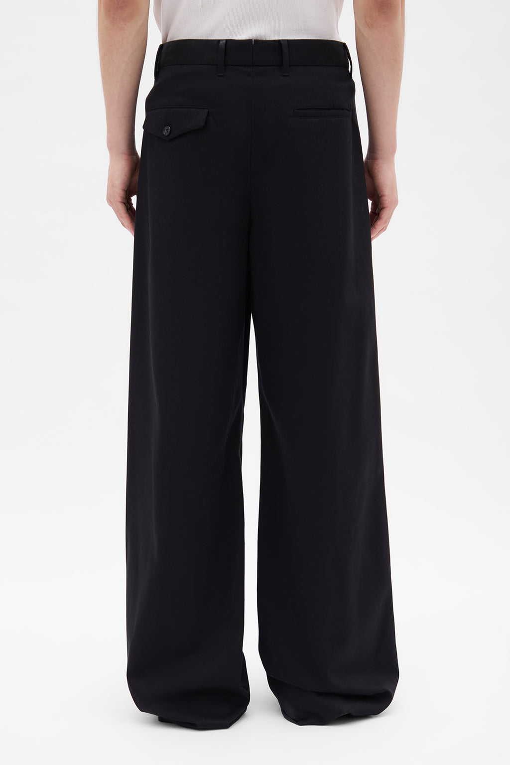 Botel Wide Leg Pleated Trousers