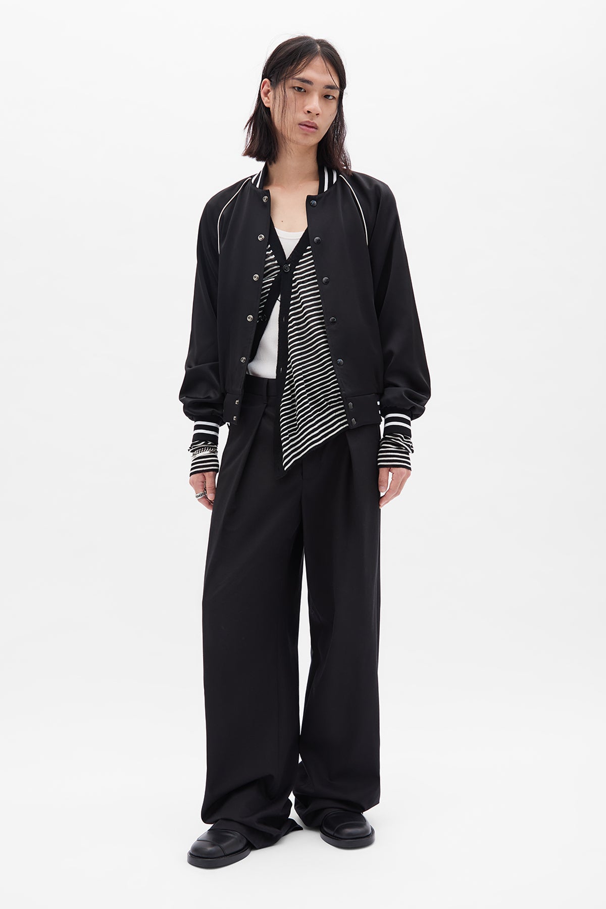 ボテル ワイドレッグ プリーツパンツ – Ann Demeulemeester