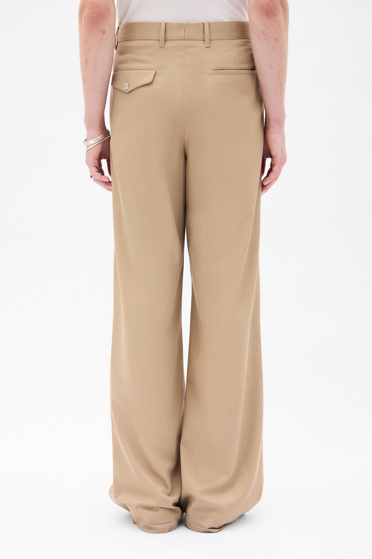 Botel Wide Leg Pleated Trousers