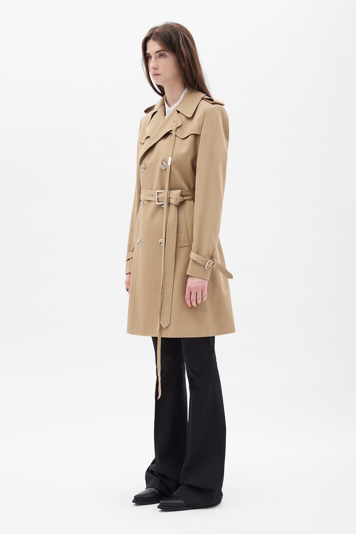 Eda Fitted Double Breasted Coat