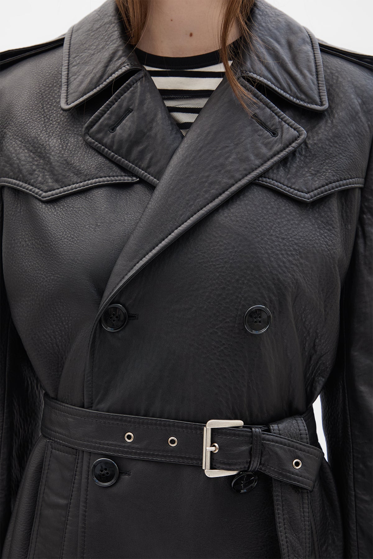 エダフィットダブルブレストコート – Ann Demeulemeester