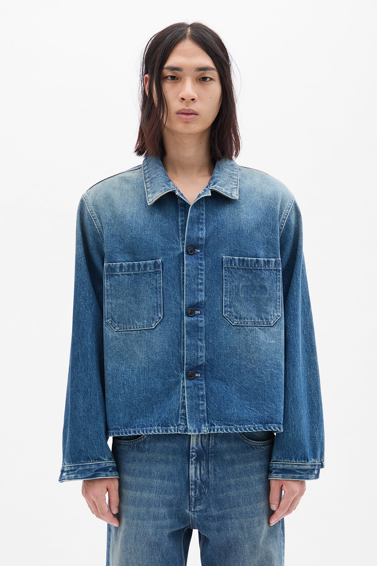 ANN DEMEULEMEESTER 24ssデニムジャケット デニム – Ann Demeulemeester
