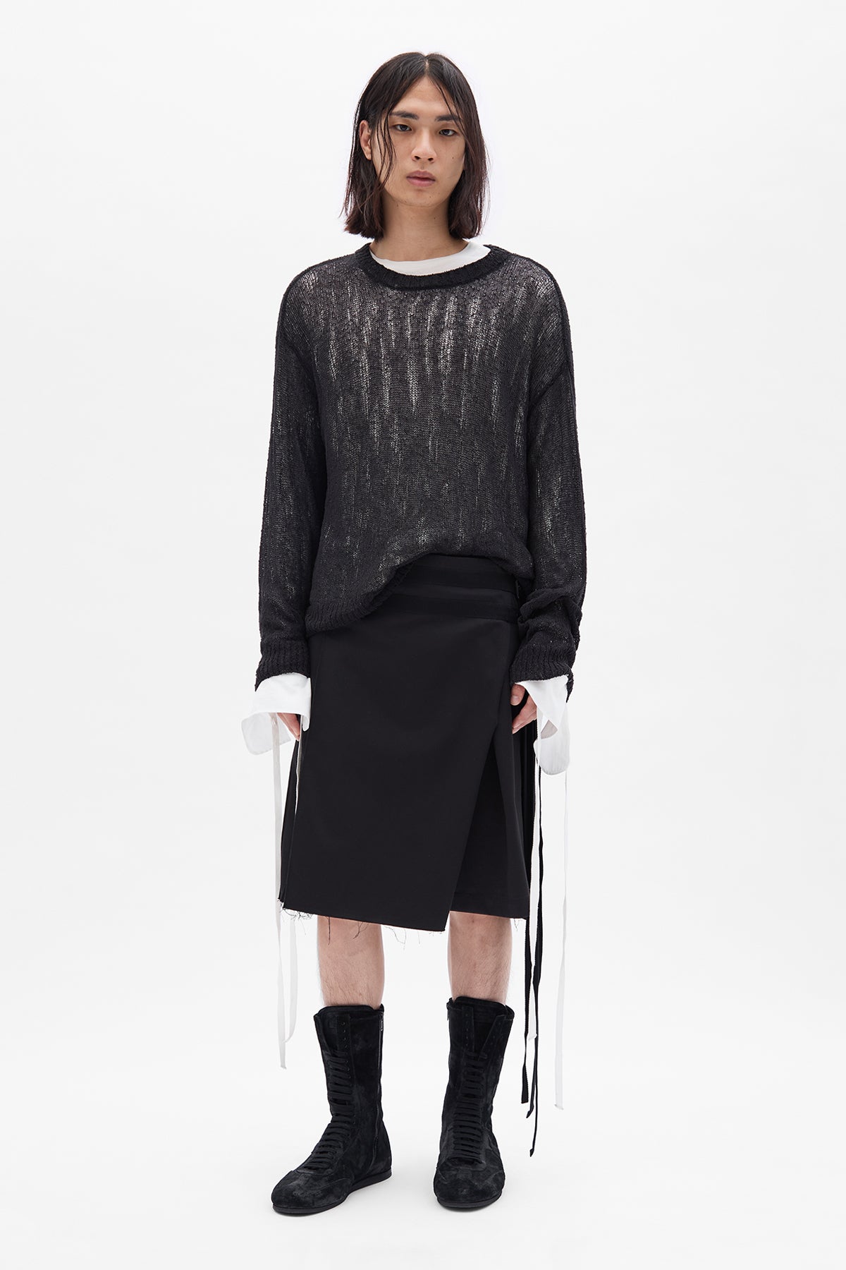 MAGLIA IN VELLUTO A COSTE DI COTONE 