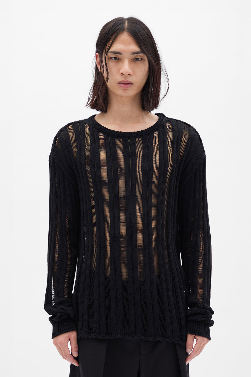Danial Ladder Stitch Oversize Sweater