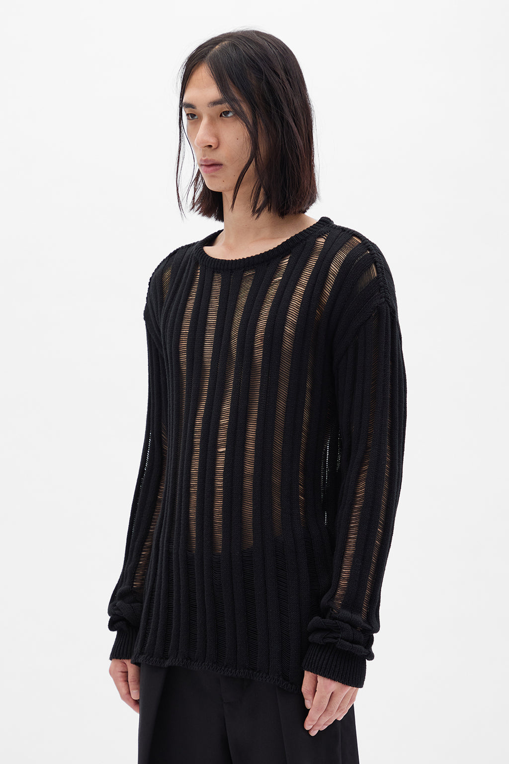 Danial Ladder Stitch Oversize Sweater