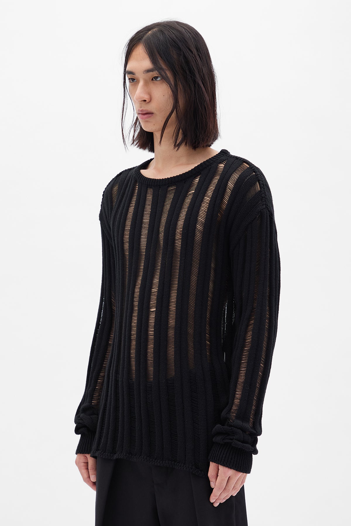 Danial Ladder Stitch Oversize Sweater