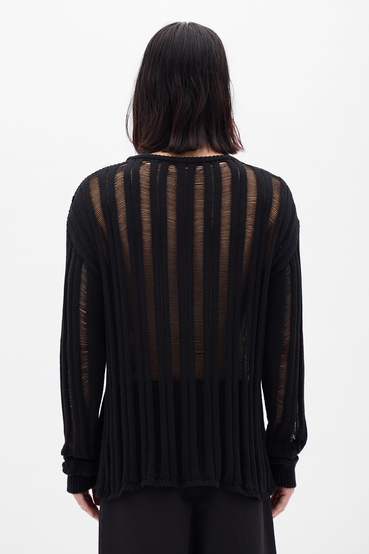 Danial Ladder Stitch Oversize Sweater – Ann Demeulemeester