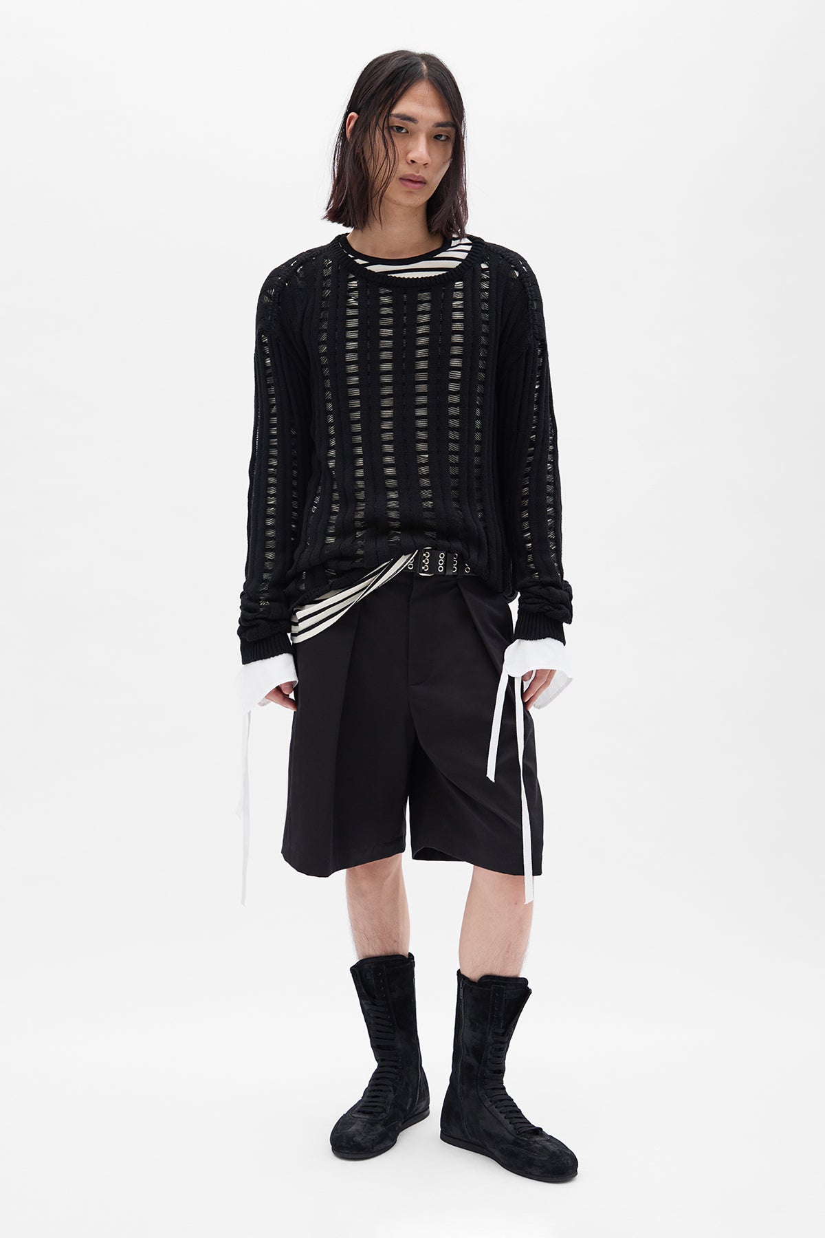 Danial Ladder Stitch Oversize Sweater – Ann Demeulemeester