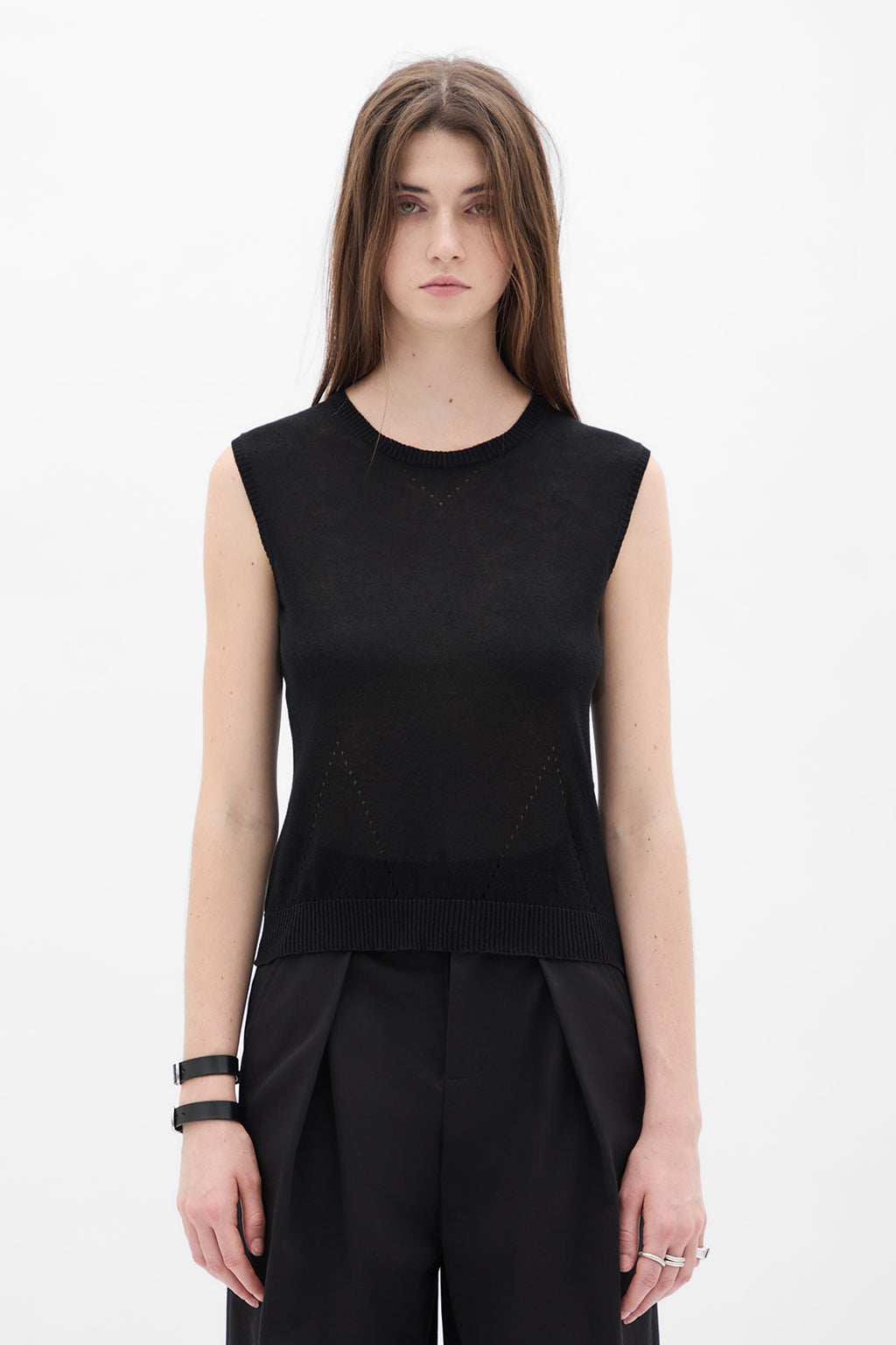 Roka Seamless Sleeveless Knit Top
