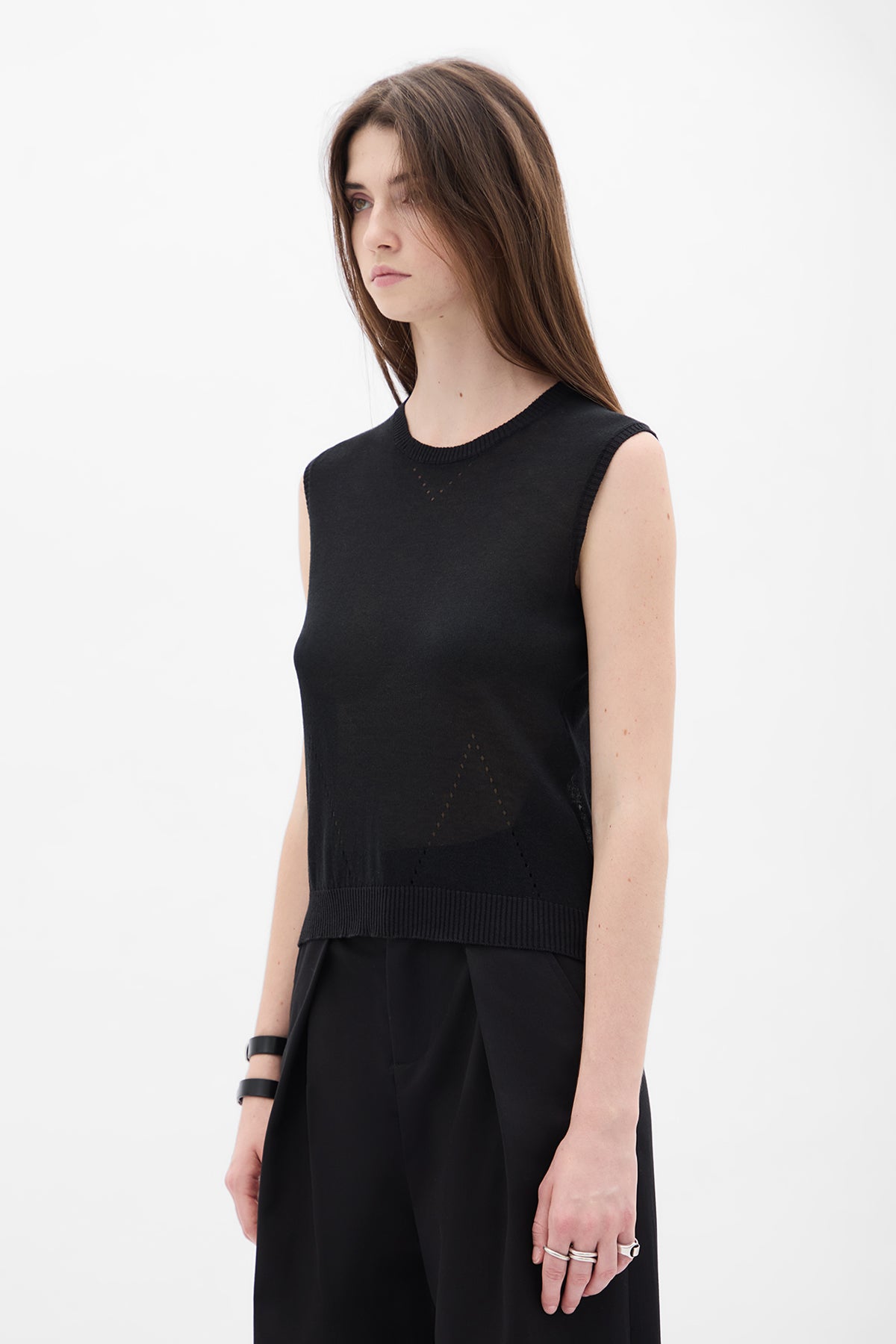 Roka Seamless Sleeveless Knit Top