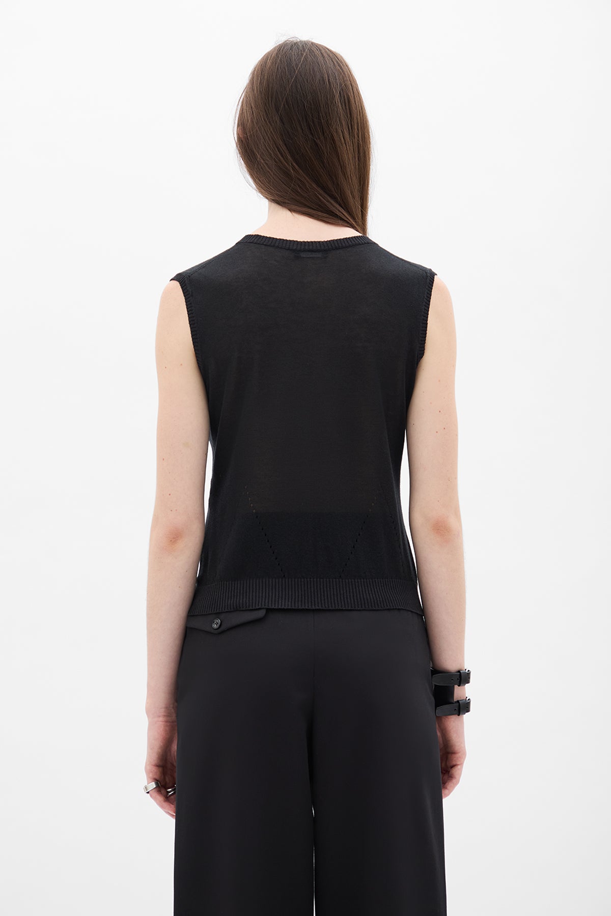 Roka Seamless Sleeveless Knit Top