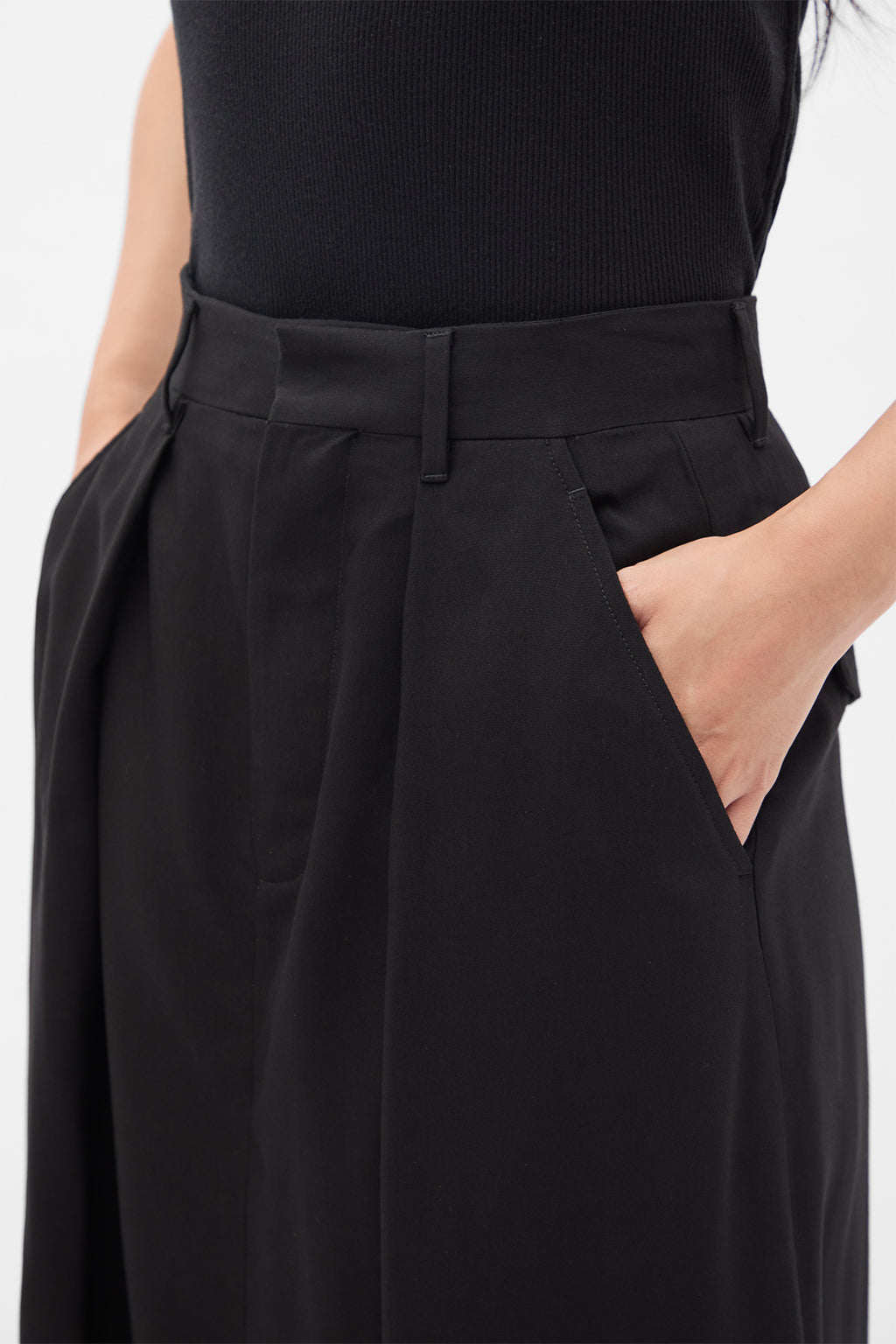 Yura Midi "A" Line Pleated Skirt