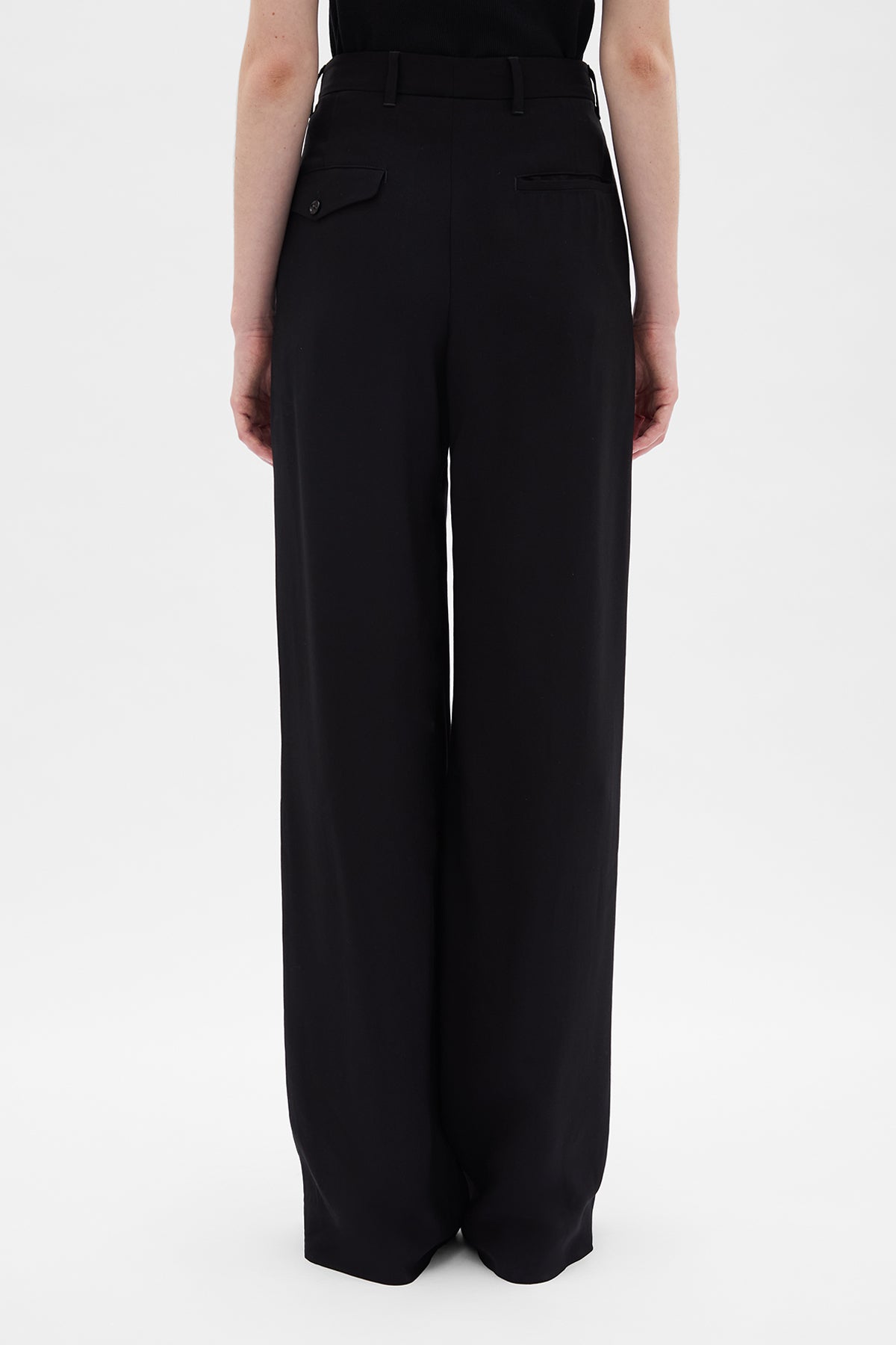 Pantalon plissé à jambes larges Nouk 